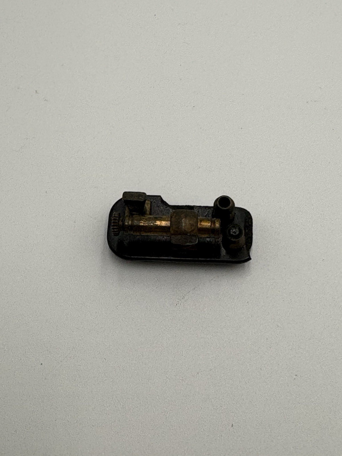 Tiny Vtg Golden Wheel Lighter-For Parts Only Tiny Vtg Golden Wheel Lighter-For Parts Only