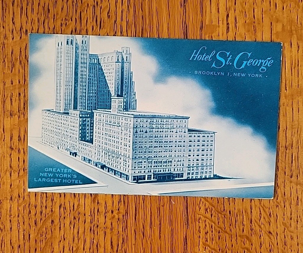 Postcard Hotel St. George Brooklyn USA Unposted,  