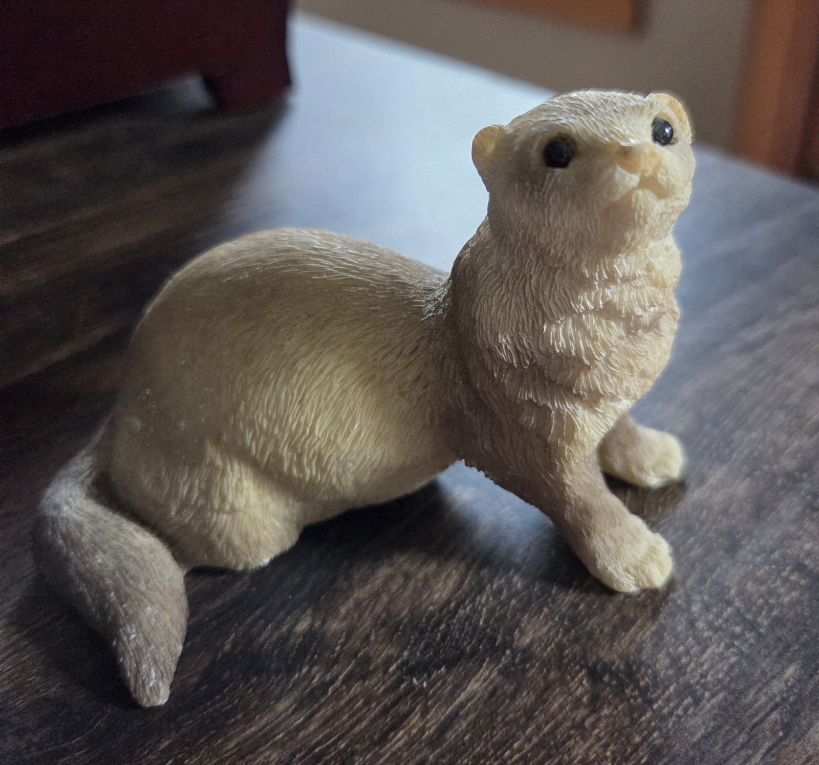 Vintage Stone Critters Ferret Figurine