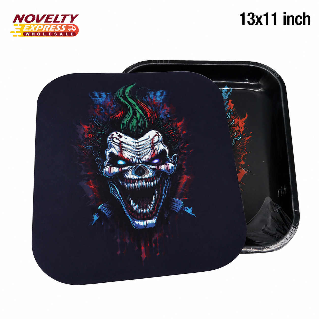 3D HOLOGRAPHIC ROLLING TRAY WITH MAGNETIC LID-13 X 11 INCH | ITEM NO LTL-300
