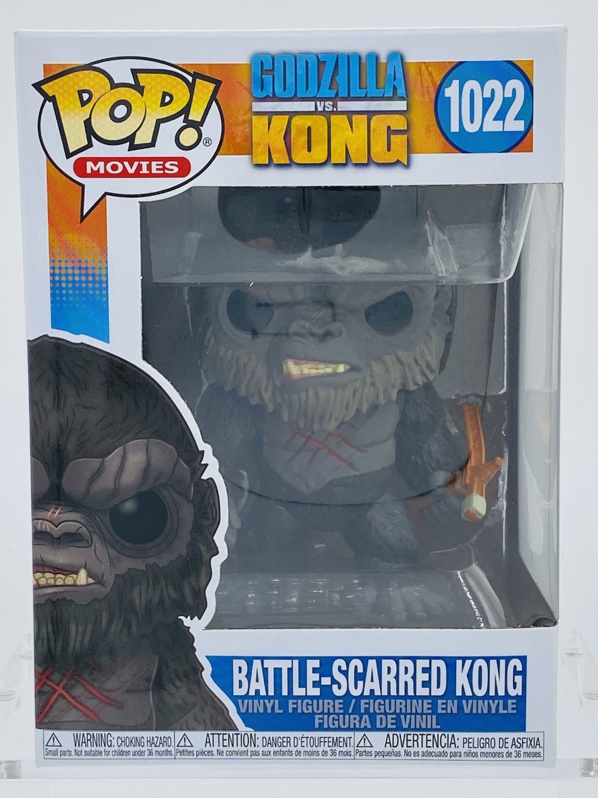 Funko Pop Battle-Scarred Kong # 1022 VAULTED Never Opened Near Mint Box