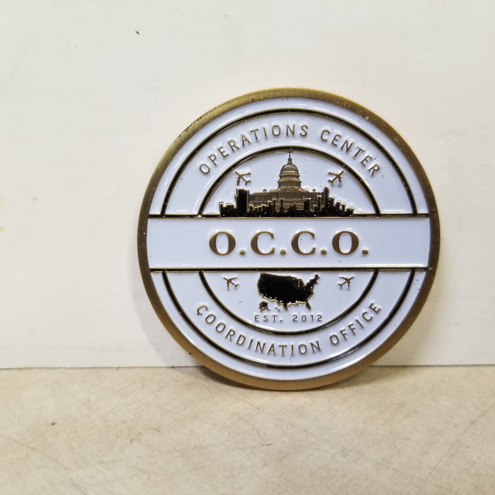 The Calm In The Chaos FBI Operations Centers Coordination Office, Challenge Coin The Calm In The Chaos FBI Operations Centers Coordination Office, Challenge Coin