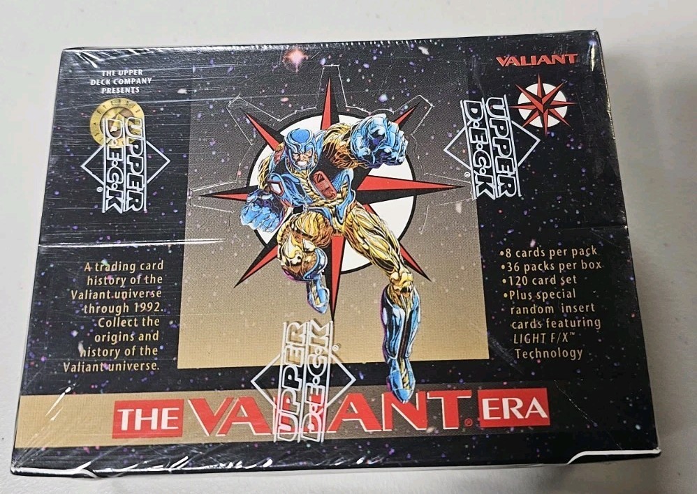 1993 Upper Deck The Valiant Era Trading Cards Factory Sealed Box 36 Packs Marvel