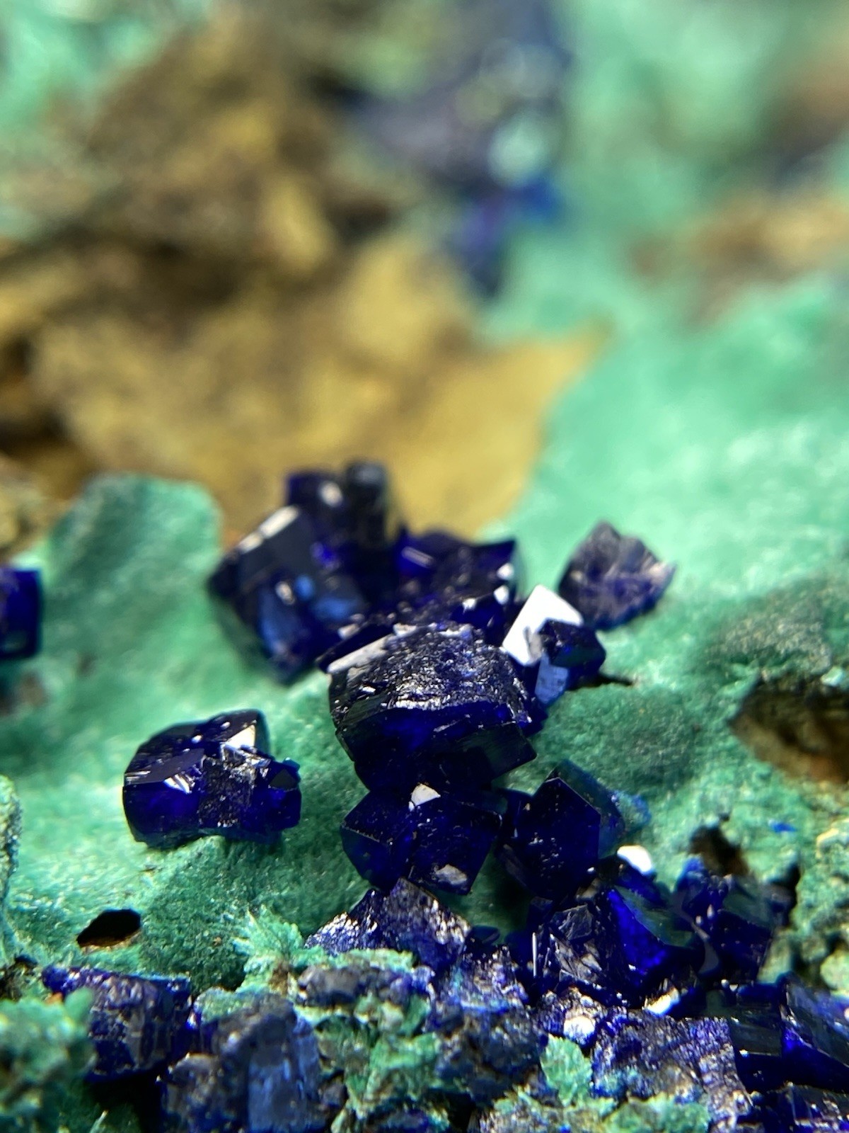 4 Lbs 13.2 Oz Crystallized Azurite with Malachite - China 4 Lbs 13.2 Oz Crystallized Azurite with Malachite - China