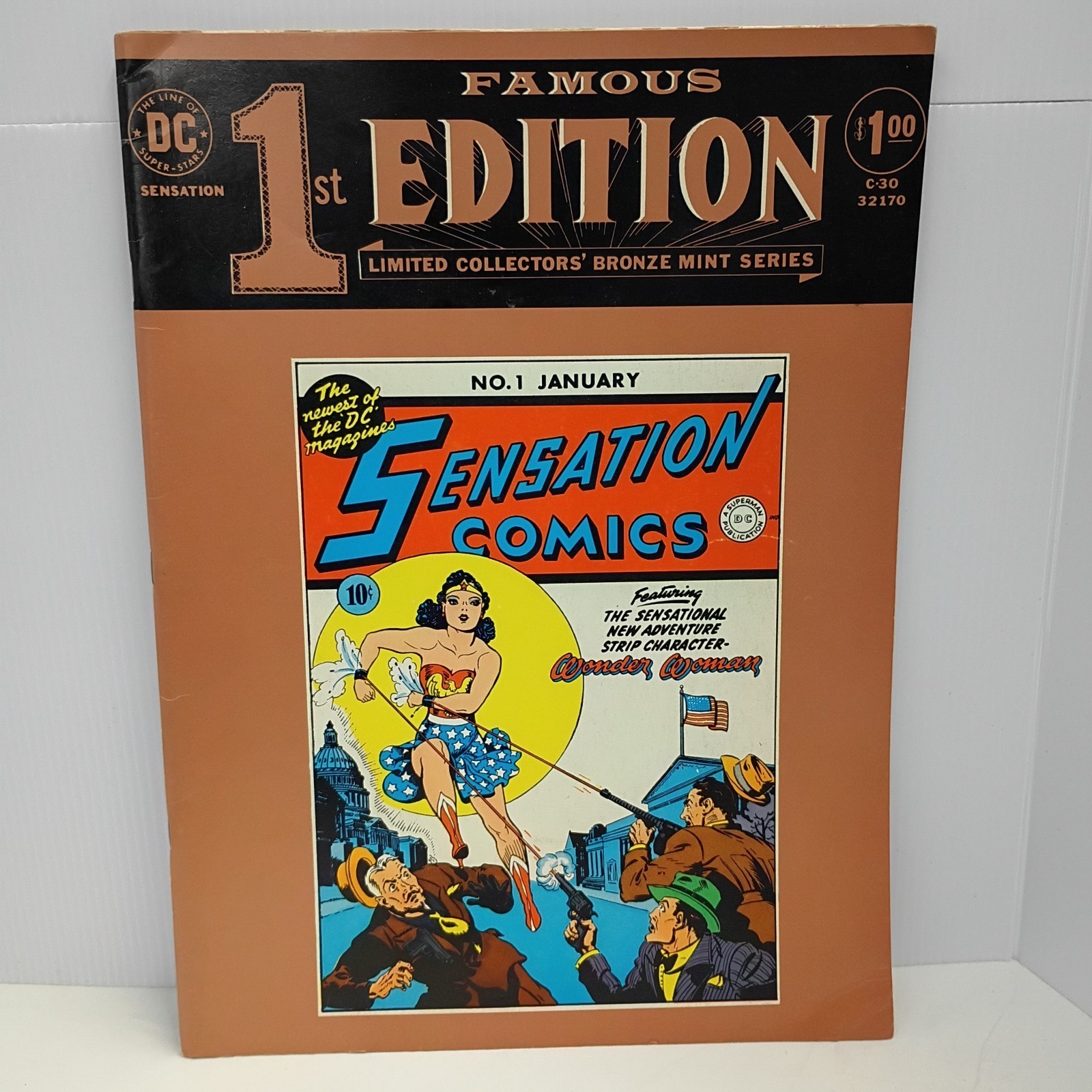 Famous 1st Edition Limited Collectors' Bronze Mint, C-30 Sensational Comics 1974