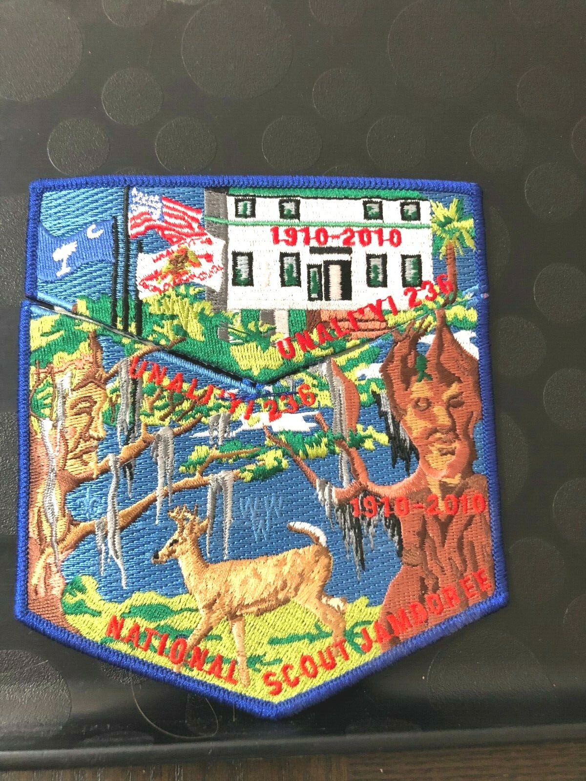 UNALI\'YI LODGE 236 1910 - 2010 100 YEARS NATIONAL JAMBOREE TWO PIECE SET