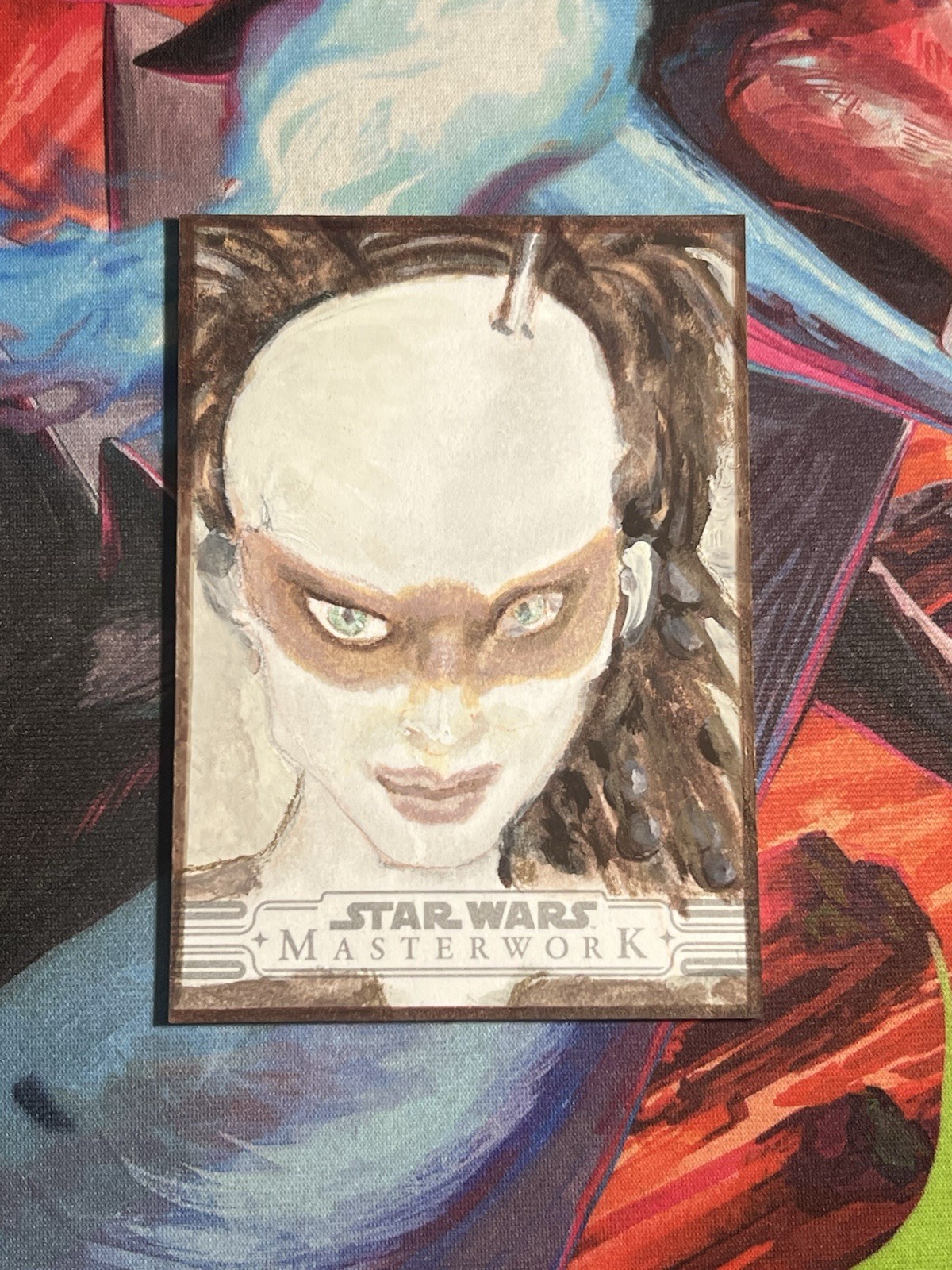 2025 TOPPS STAR WARS MASTERWORK AURRA SING SKETCH BY LILY Z MERCADO