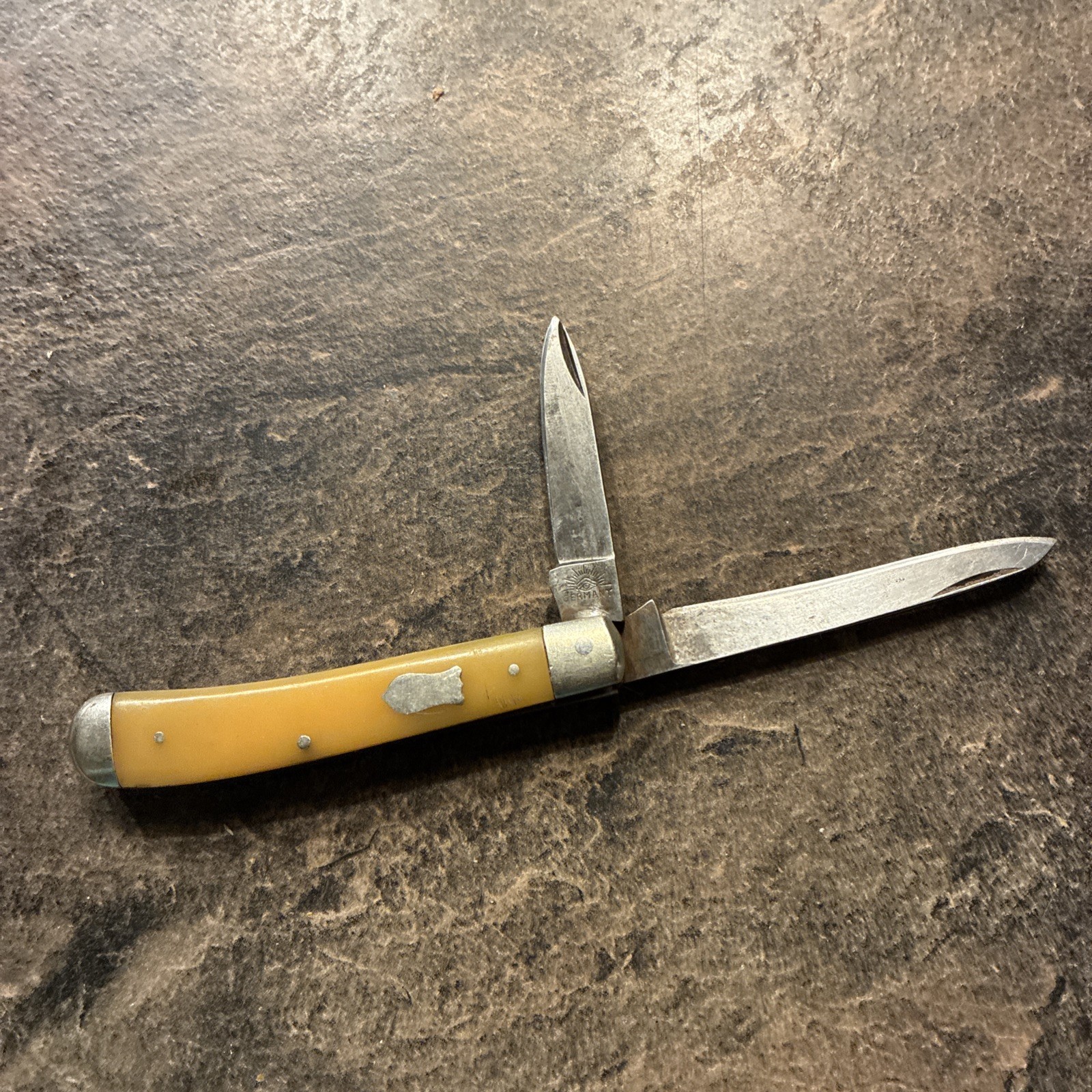 Vtg Carl Schlieper Eye Brand Germany Copperhead Folding 2 Blade Pocket Knife Vtg Carl Schlieper Eye Brand Germany Copperhead Folding 2 Blade Pocket Knife