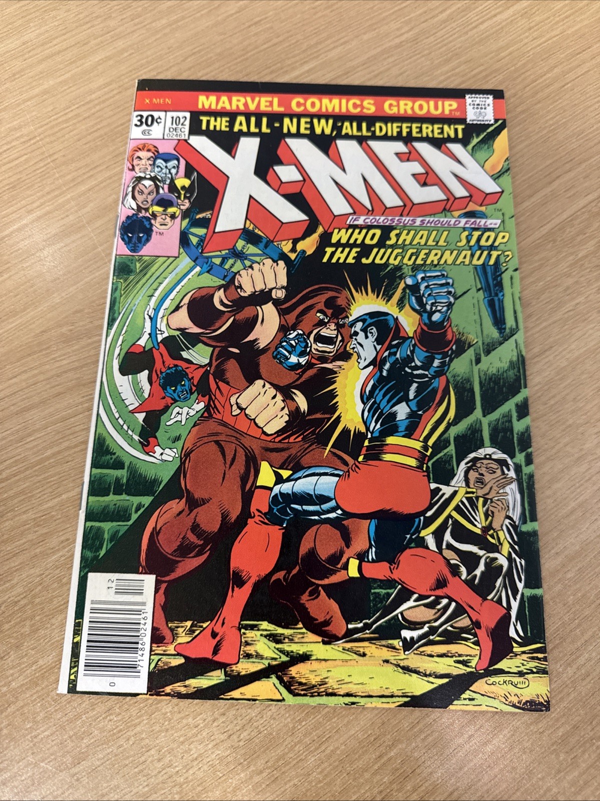Marvel Comics X-Men #102 1976 Who Shall Stop the Juggernaut? Juggernaut Storm