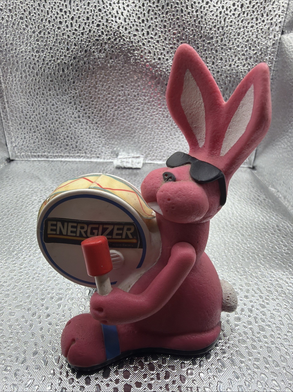 VINTAGE 90S ENERGIZER PINK BUNNY NOVELTY POP CULTURE FIGURINE - For Display