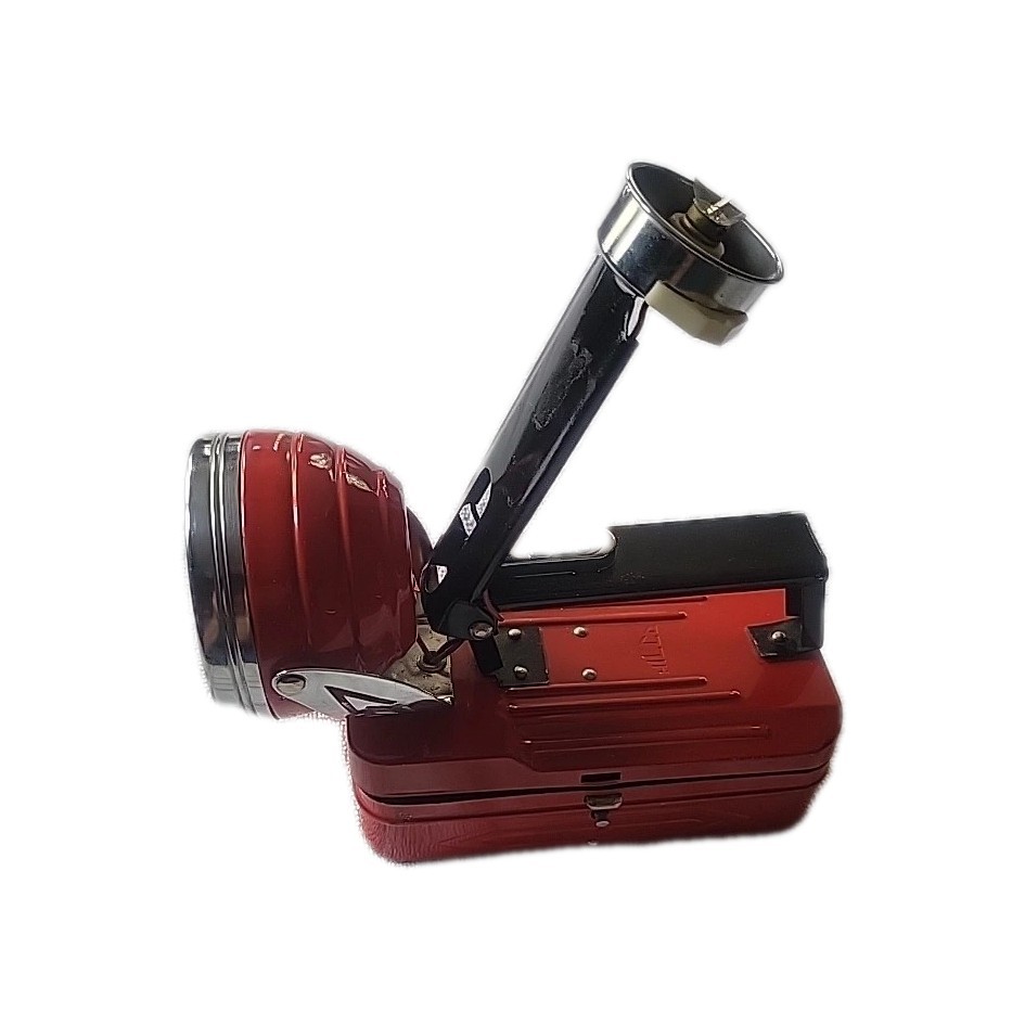 Vintage Hilco Red 6 Volt Flashlight