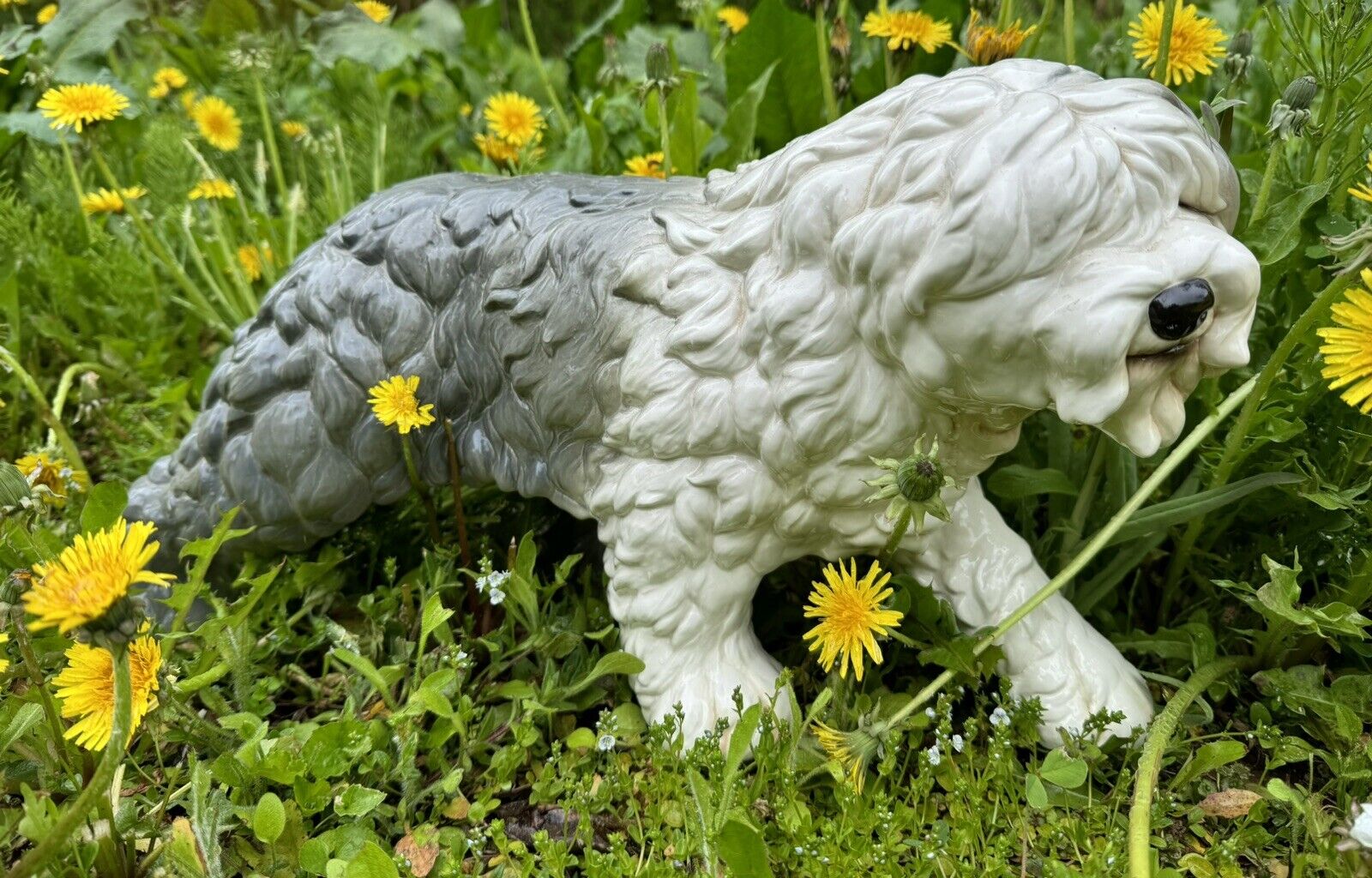 Large 19.5” Porcelain Goebel English Sheepdog - Great Condition -