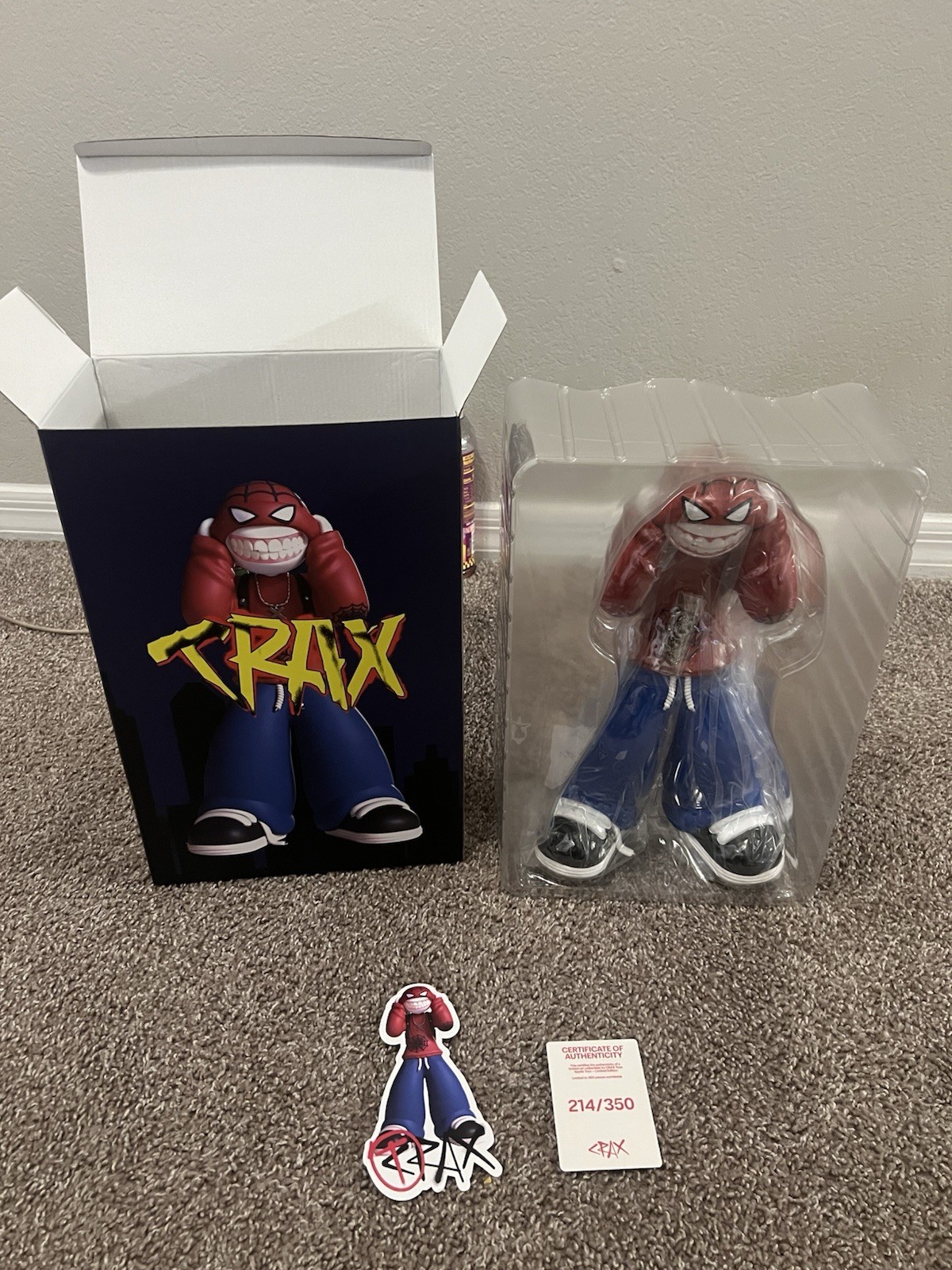 CRAX Toys Spyda Trax OG Spider-Man Vinyl Art Toy LE 350 