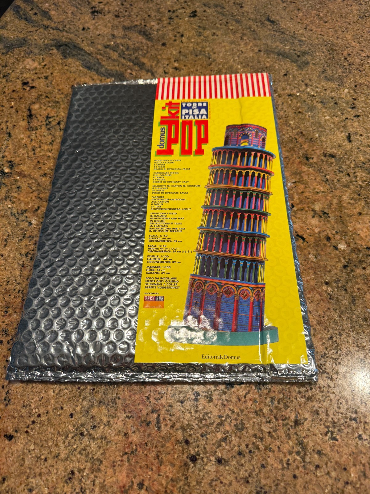 NOS Domus Pop Kit: Torre Di Pisa Italia: Leaning Tower of Pisa Kit