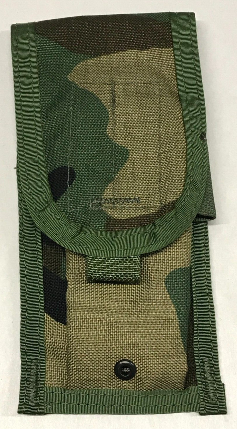 Woodland MOLLE 5.56 / .223 Double Mag 1x2 Pouch NOS