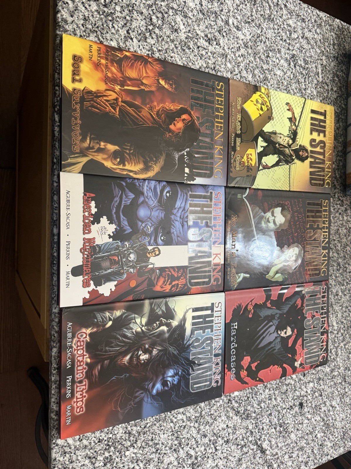 Stephen King’s The Stand Marvel Graphic Novels HC 1-6 Set The Night Has Come Stephen King’s The Stand Marvel Graphic Novels HC 1-6 Set The Night Has Come