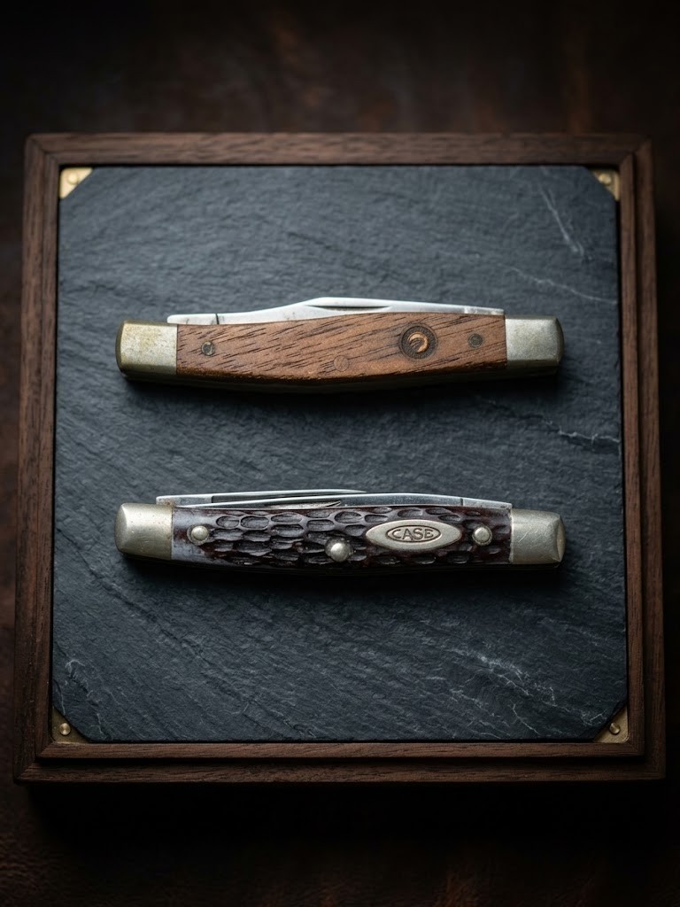 Vtg Case XX 6233 Pen Pocket Knife & Chicago Cutlery P7 Japan Pocket Knife Lot 2 Vtg Case XX 6233 Pen Pocket Knife & Chicago Cutlery P7 Japan Pocket Knife Lot 2
