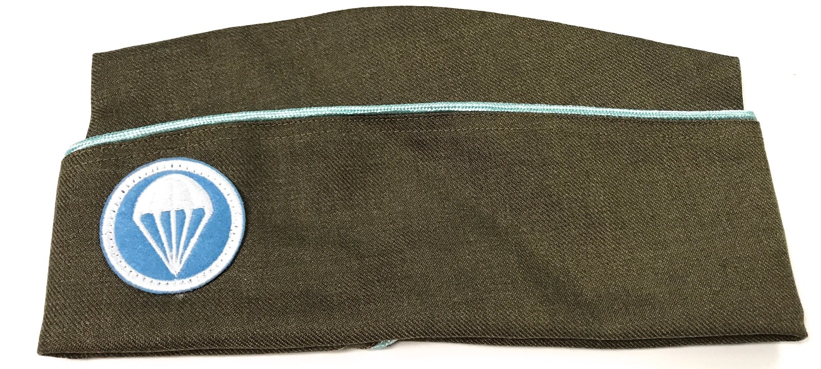 WWII US AIRBORNE PARATROOPER PX OVERSEAS CAP, EARLY WAR- XLARGE