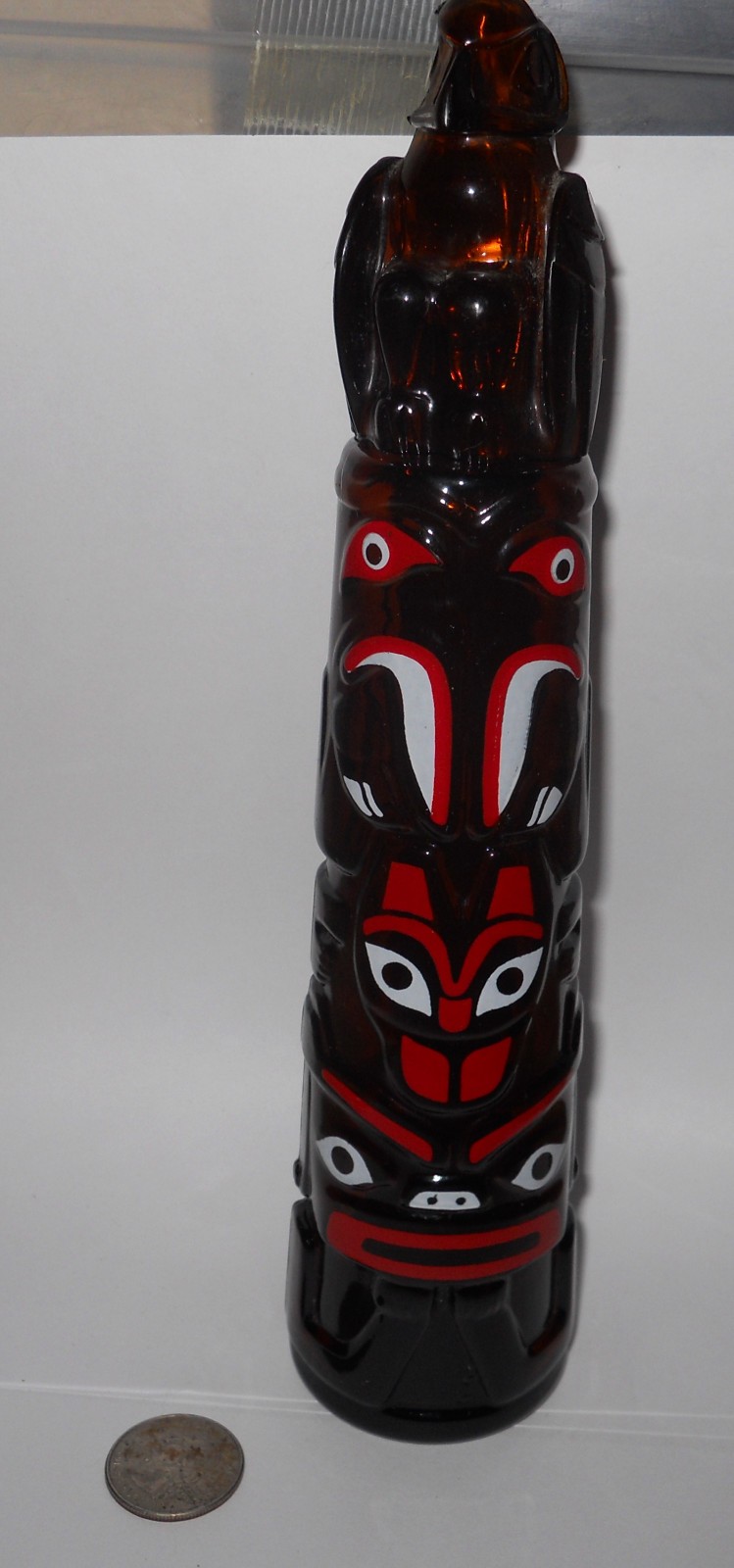 Vintage Avon Totem Pole Bottle 9.5\