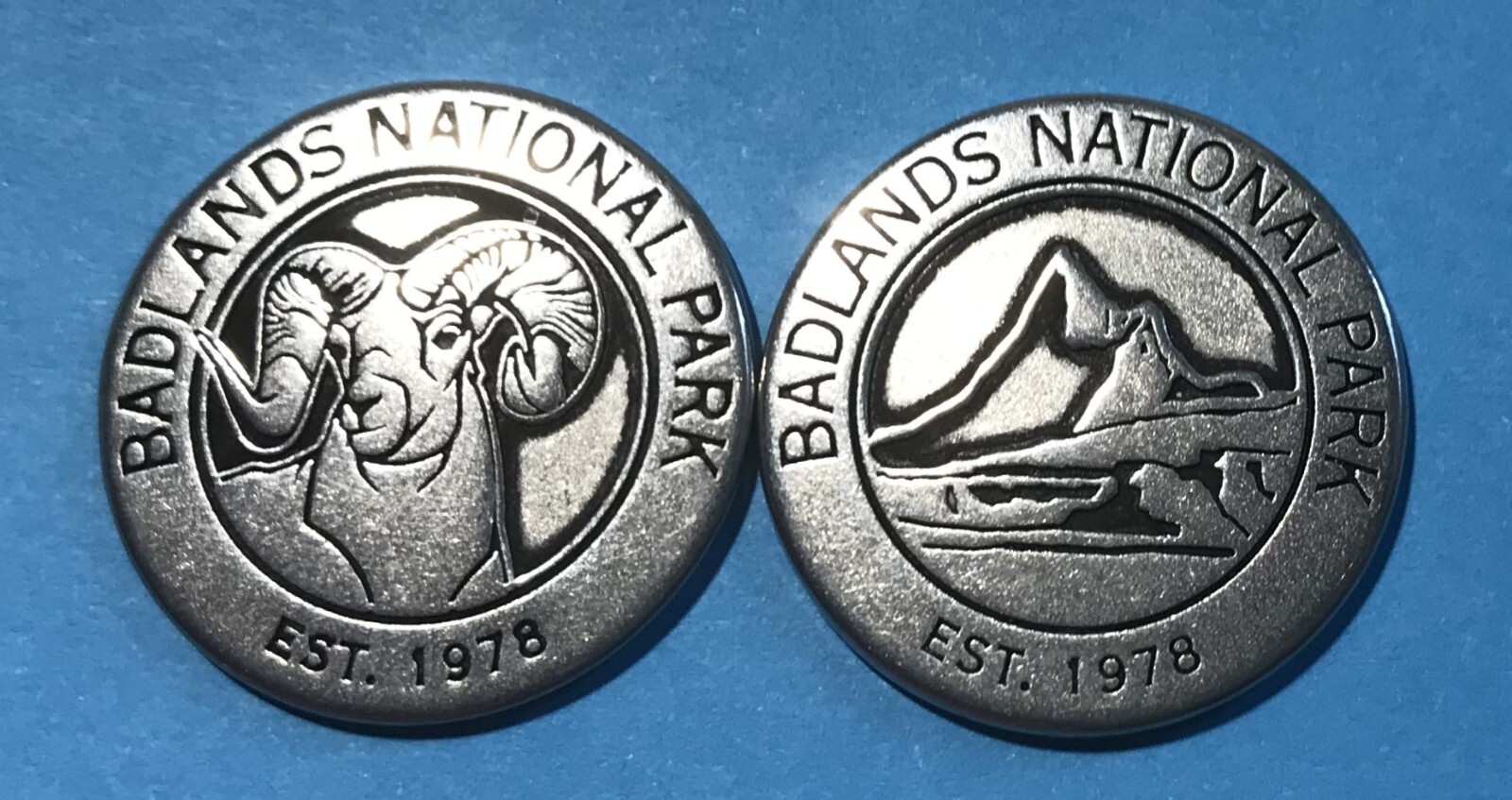 Badlands National Park Ram Collectible Token Badlands National Park Ram Collectible Token