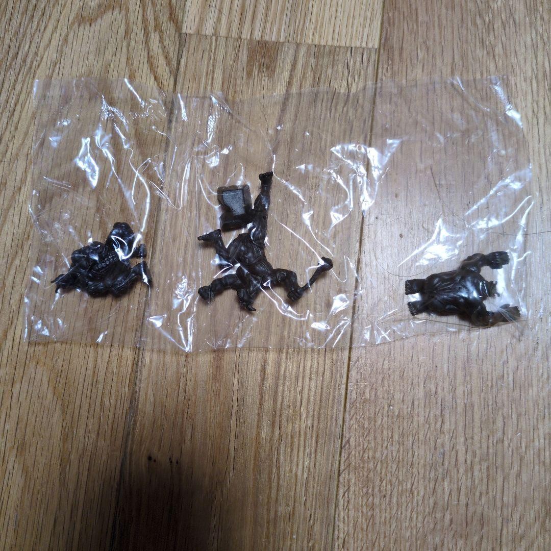Terra Formars Swarm Figure Set 3 Black Plastic Anime Collectible