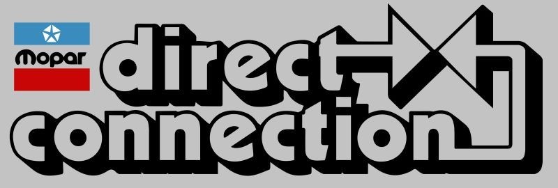 MOPAR Direct Connection Chrysler Dodge Plymouth Sign: 12x36