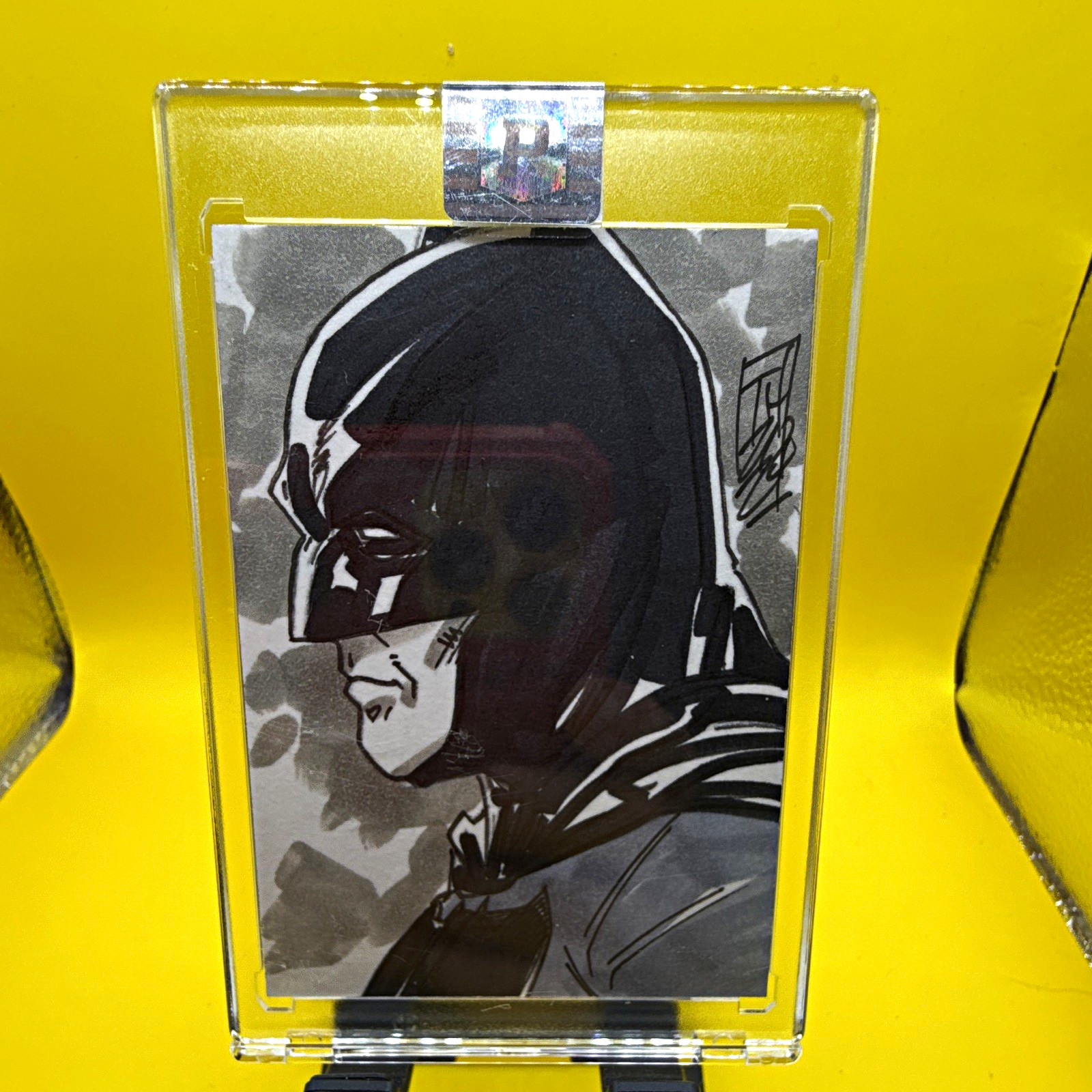 Tom Hodges Batman Ben Affleck Official Sketch Card 1/1 Hard Signed Autograph
