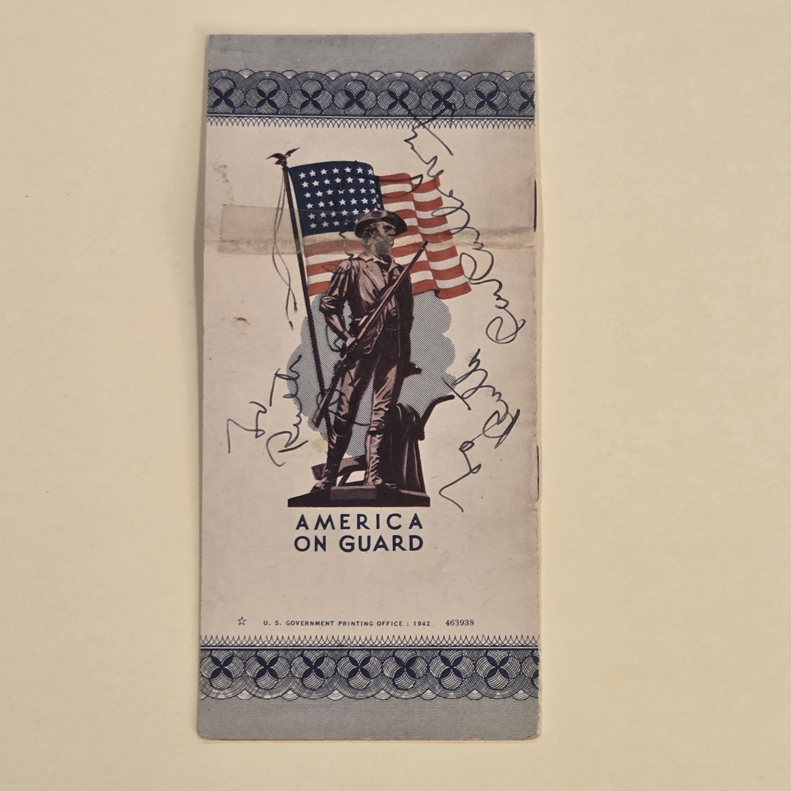 Cab Calloway Twice Signed Jazz Autograph Auto + 5 WW2 Bond Stamps Blues Brothers