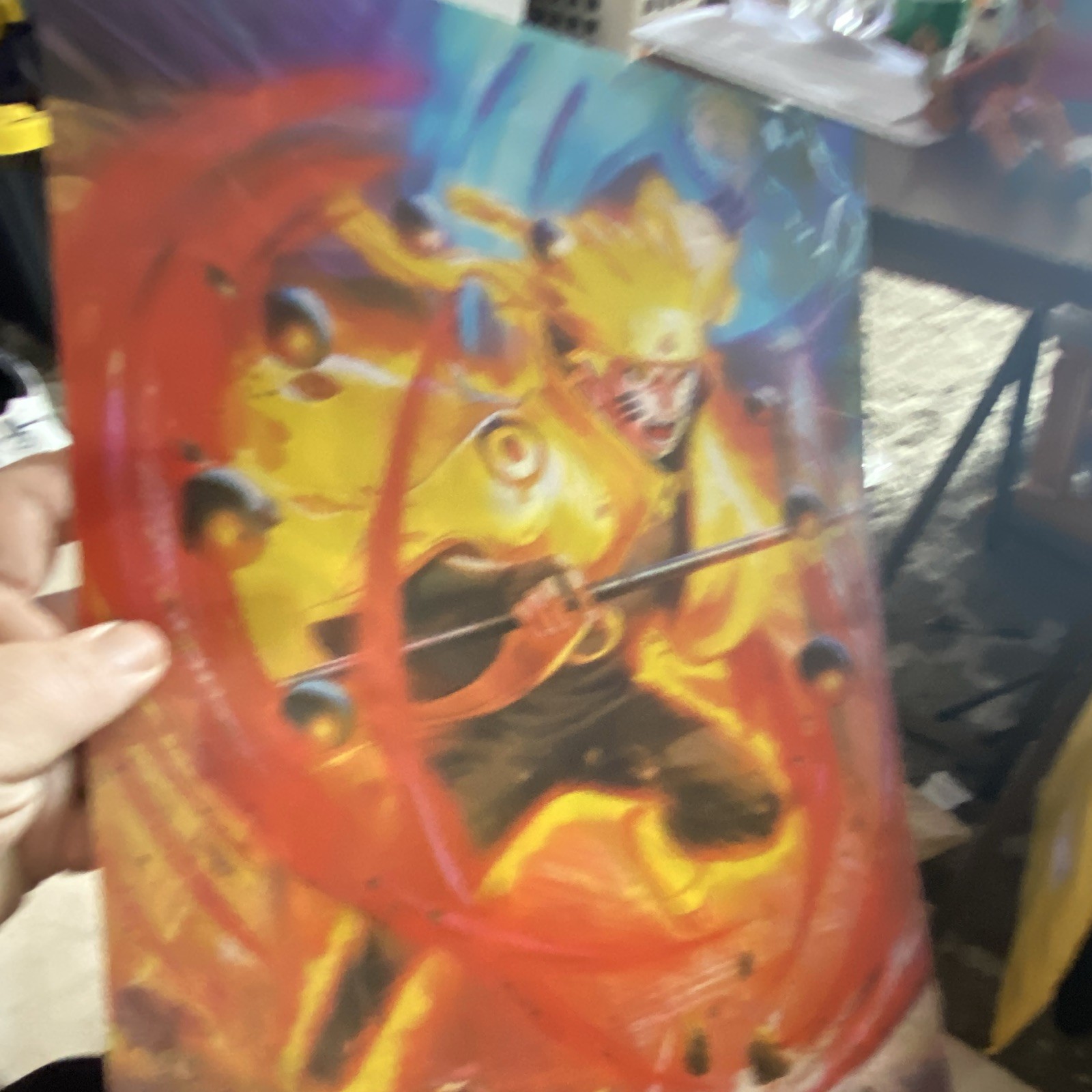 Naruto Multicolor Art Print Set of 3: Naruto, Kakashi, Sasuke Toei