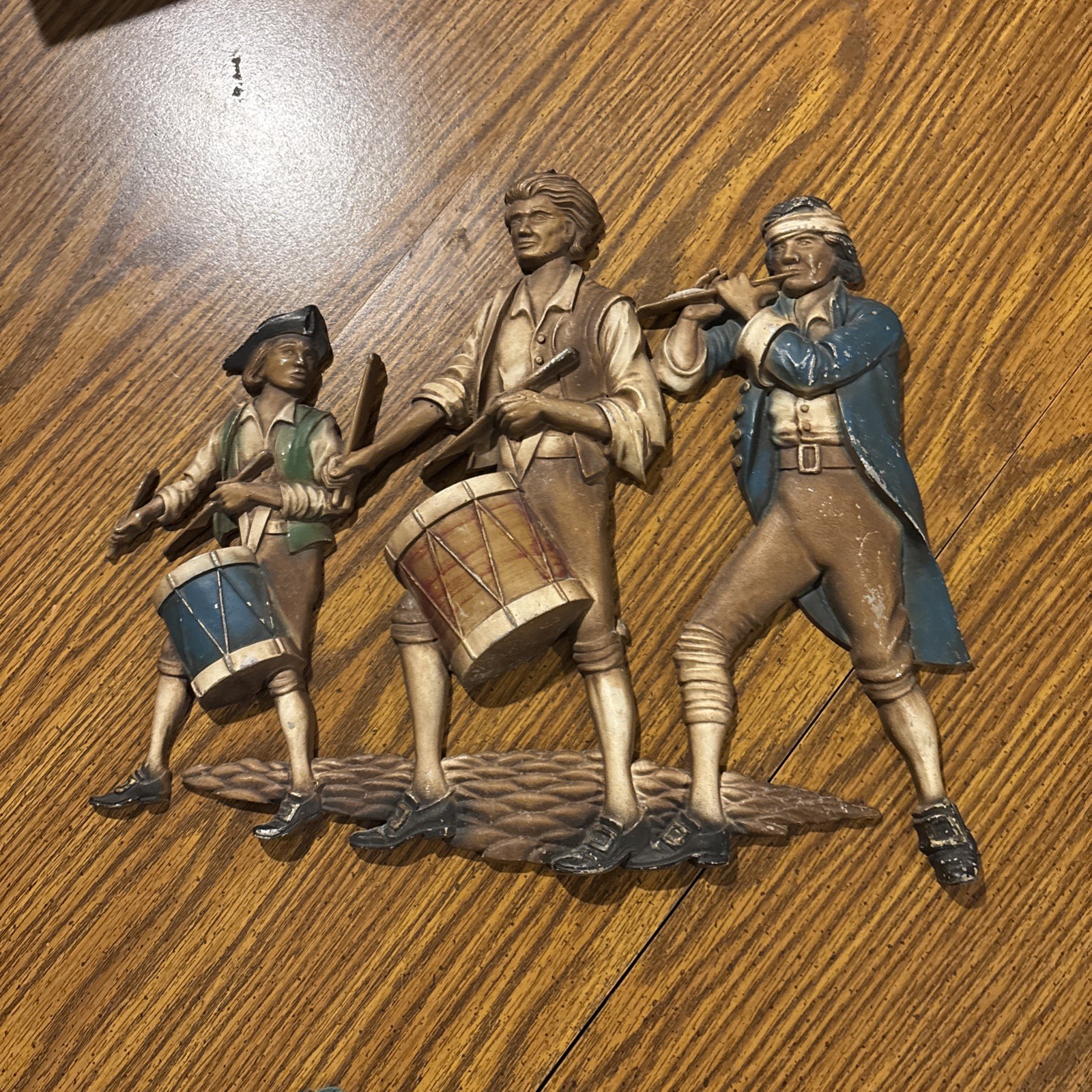 Vintage Revolutionary Soldiers Fife And Drum War Spirit Of 76 Metal Plaque Vintage Revolutionary Soldiers Fife And Drum War Spirit Of 76 Metal Plaque