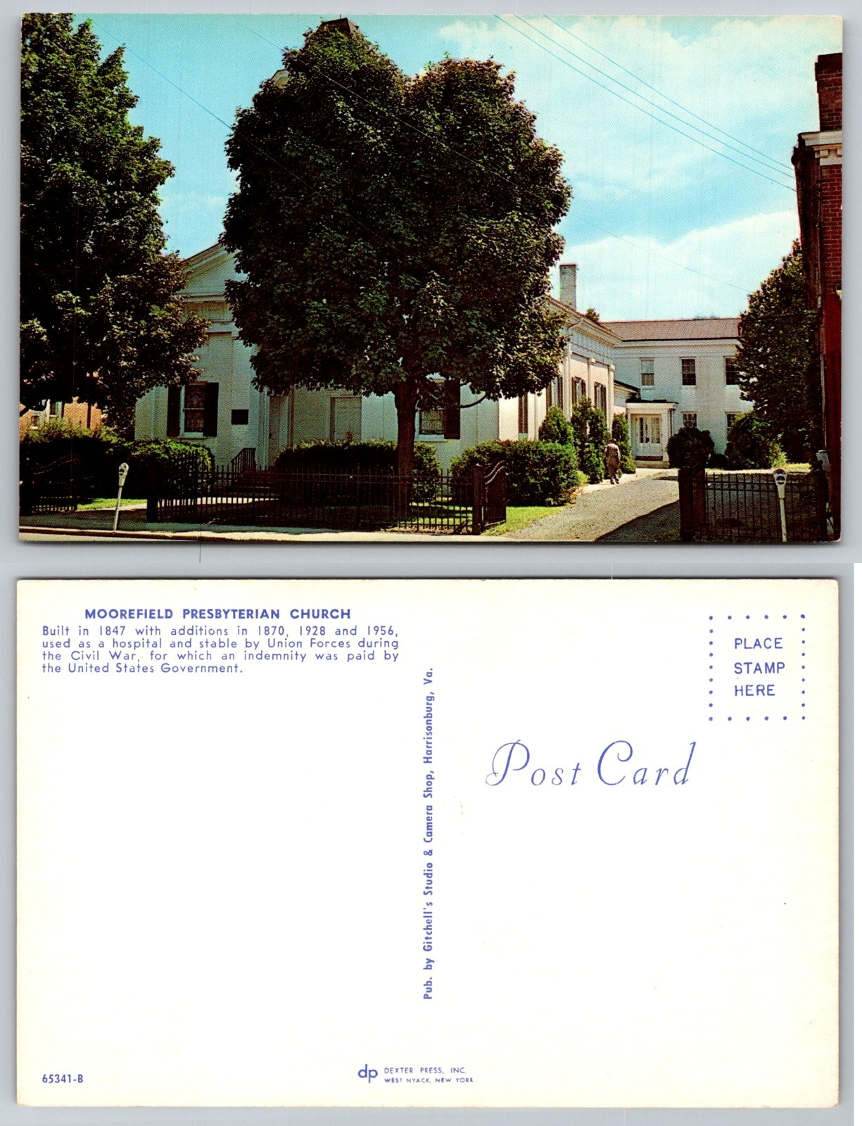 Moorefield Presbyterian Church West Virginia Postcard Moorefield Presbyterian Church West Virginia Postcard
