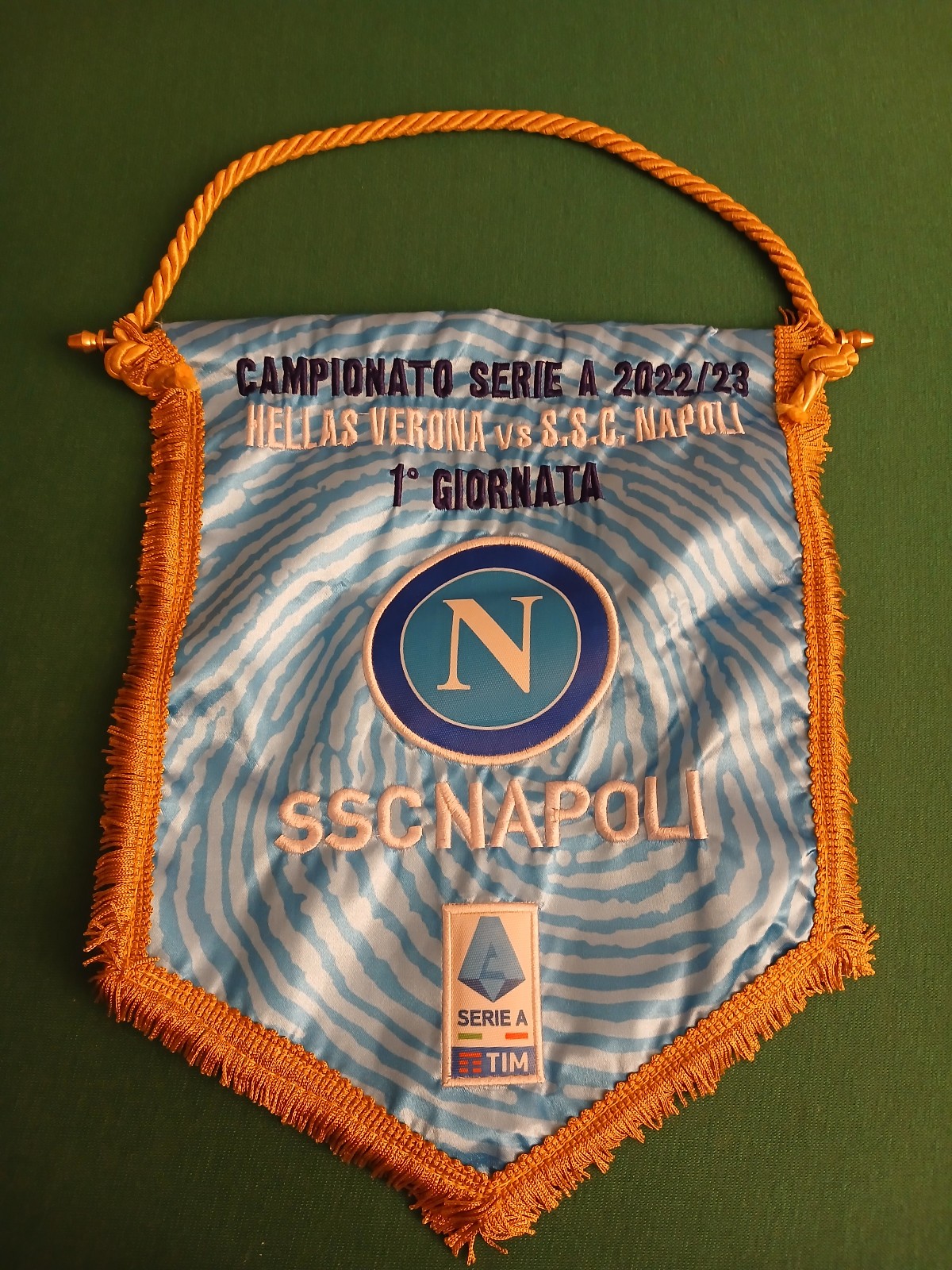 PENNANT OFFICIAL VERONA NAPLES 2-5 2022-23KVARATSKHELIA GOAL DEBUT PENNANT PENNANT OFFICIAL VERONA NAPLES 2-5 2022-23KVARATSKHELIA GOAL DEBUT PENNANT