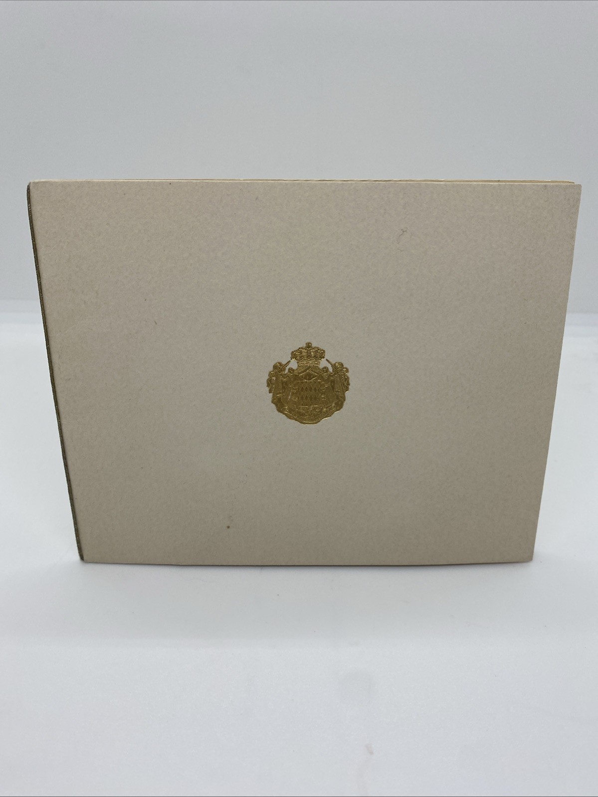 Vintage Grace Kelly Prince Rainier Monaco Royal Christmas New Year Greeting Card