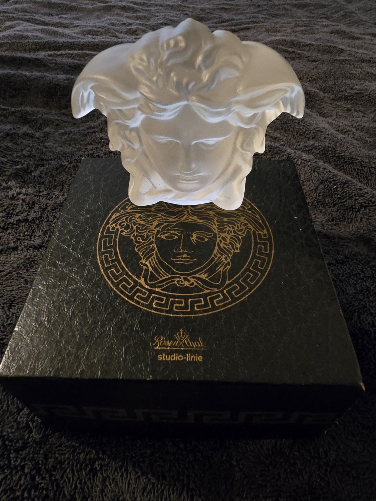 Versace Medusa Figurine Paper Weight Versace Medusa Figurine Paper Weight