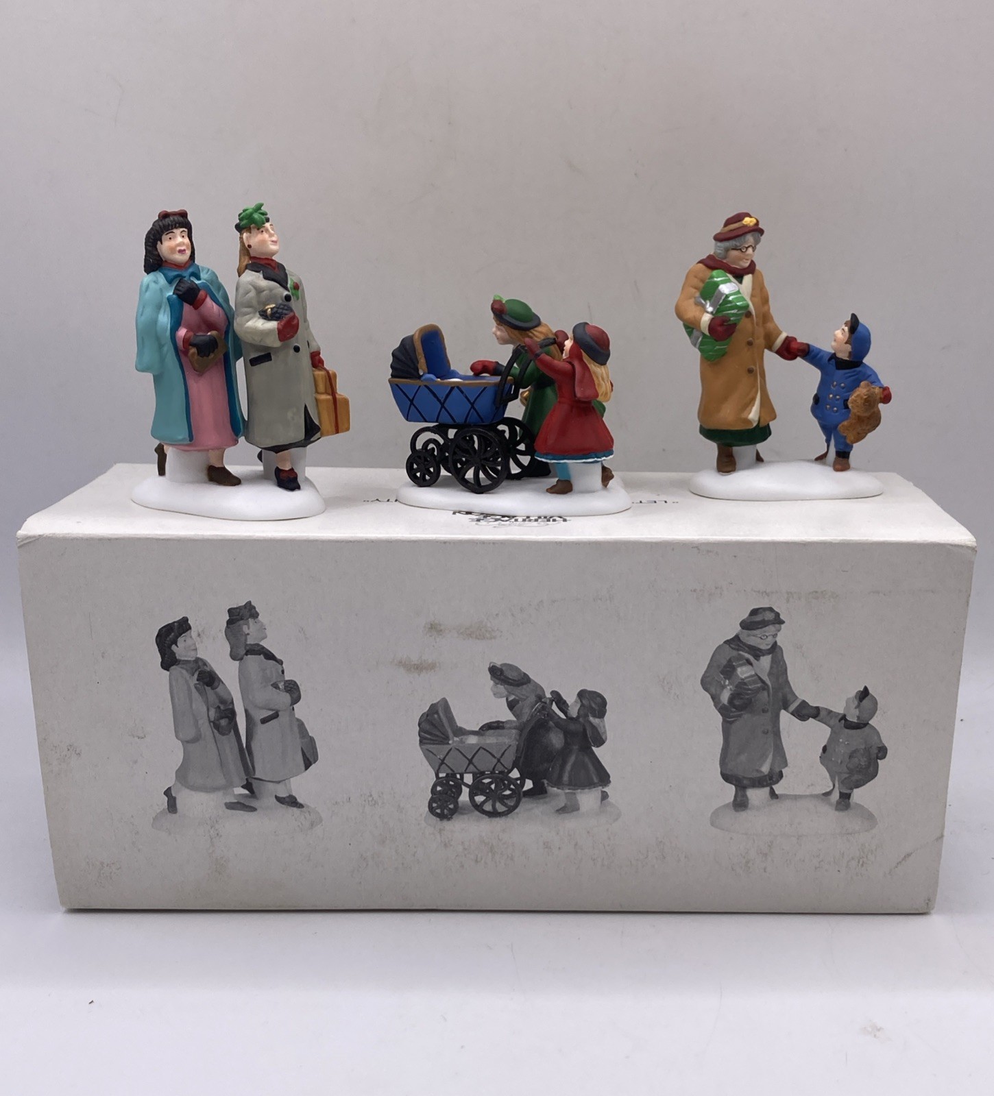 Vintage Dept 56 Let’s Go Shopping In The City 58899 Set 3 Retired 1997 Box