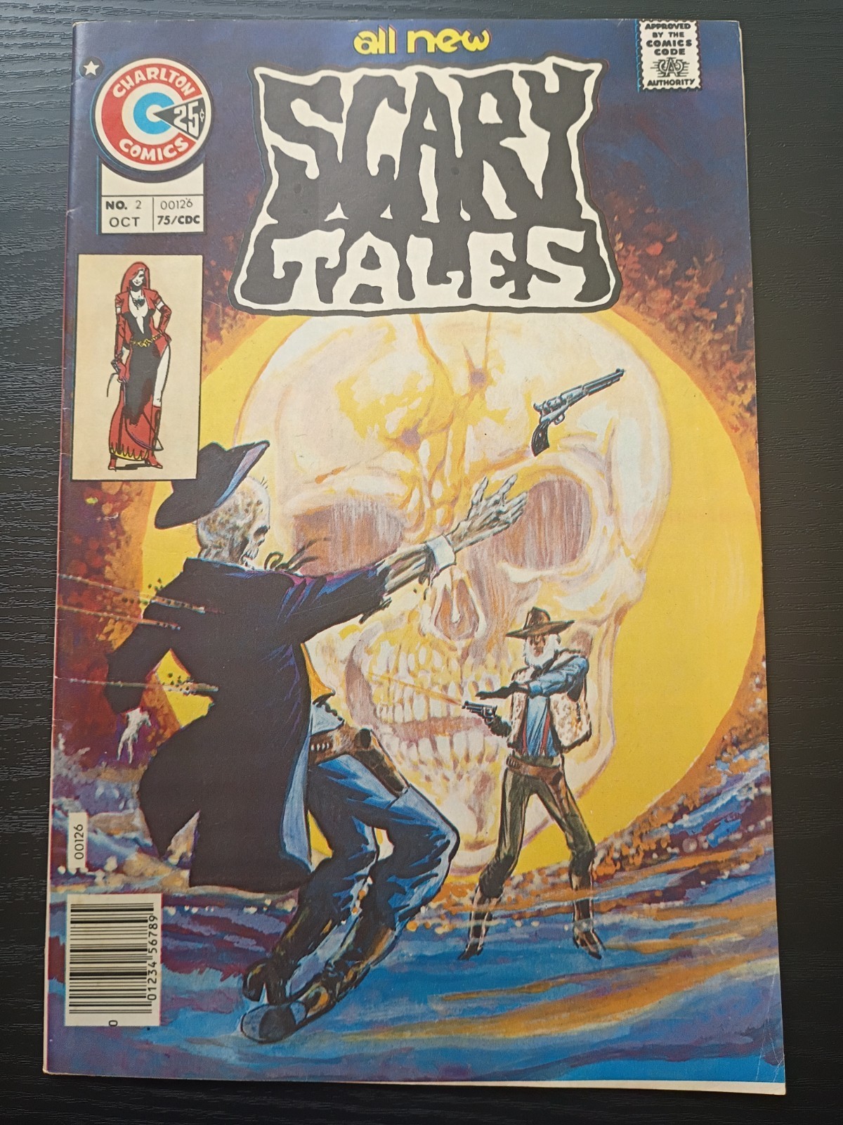 Scary Tales #2 1975 Charlton Tom Sutton Classic Cover 