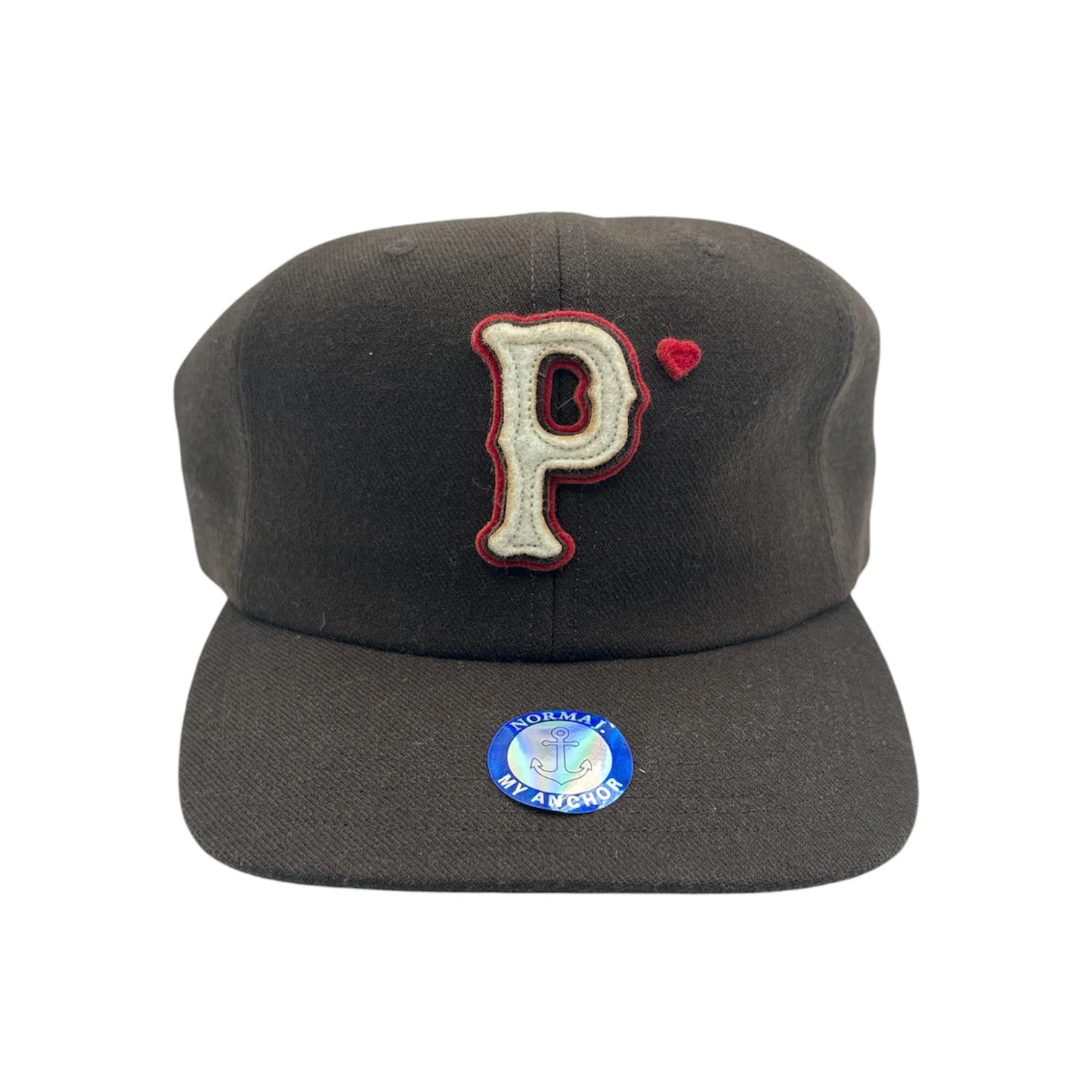 Wool Baseball “P” Hat