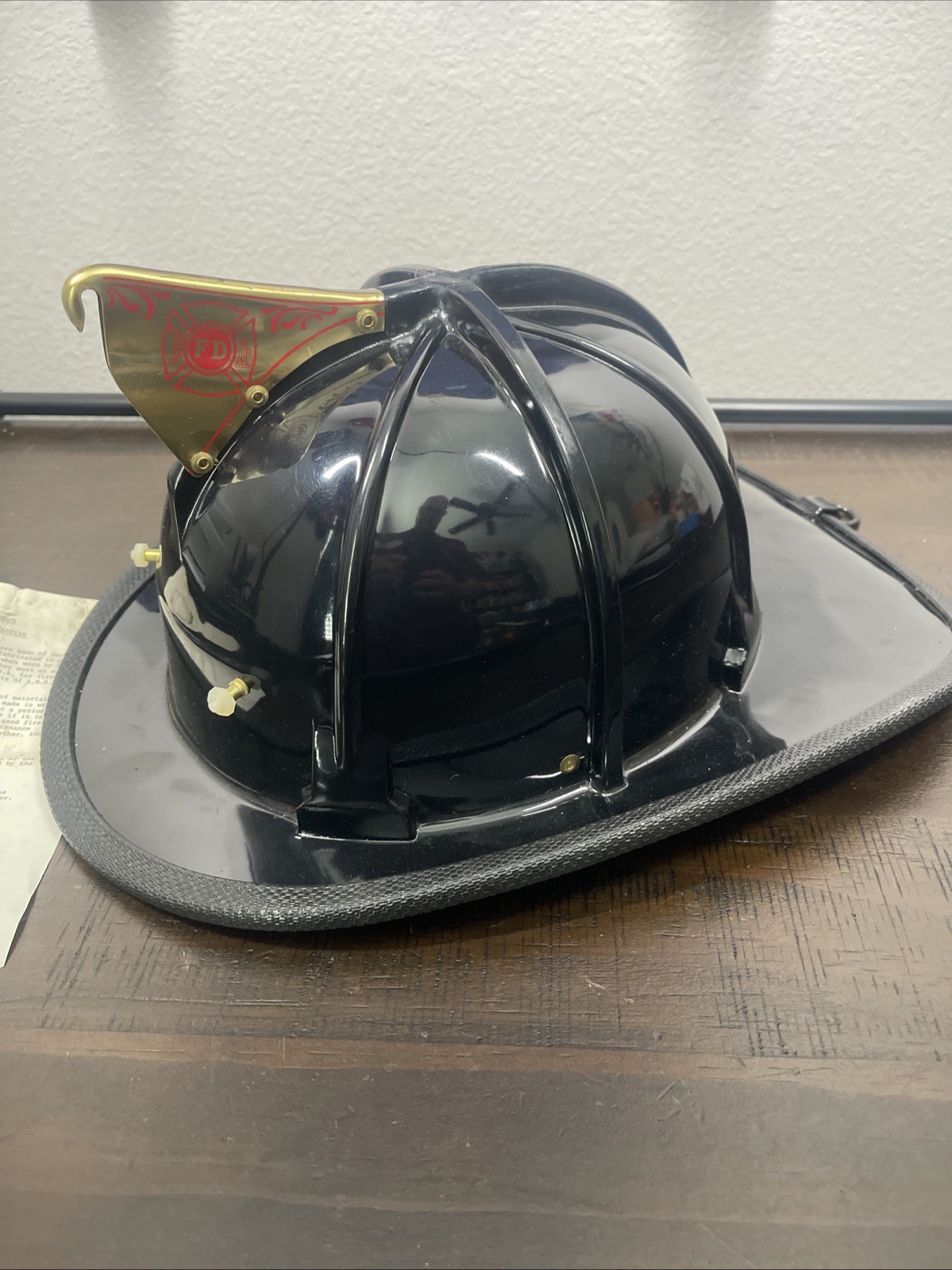 Vintage Cairns 880 Fire Helmet New Never Used Old Stock
