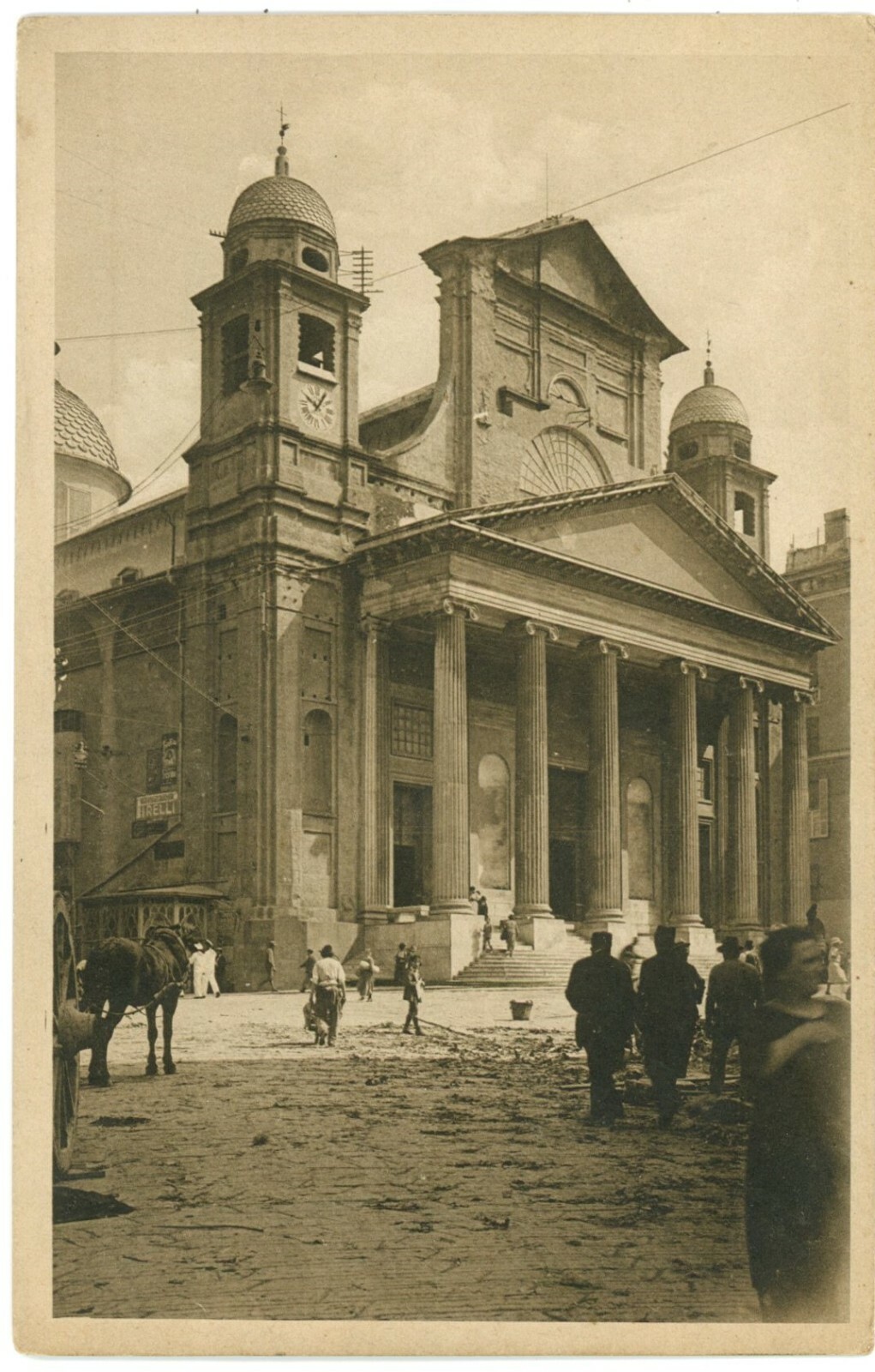 Genoa Italy Basilica Santissima Annunziata RPPC Real Photo Postcard Unused Genoa Italy Basilica Santissima Annunziata RPPC Real Photo Postcard Unused
