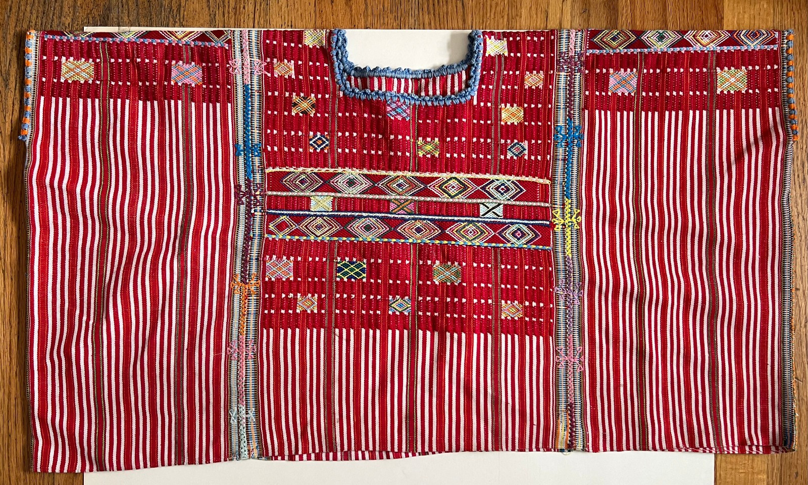 Vintage Colotenango Huipil – 100% Handwoven & Hand-Sewn Mayan Textile