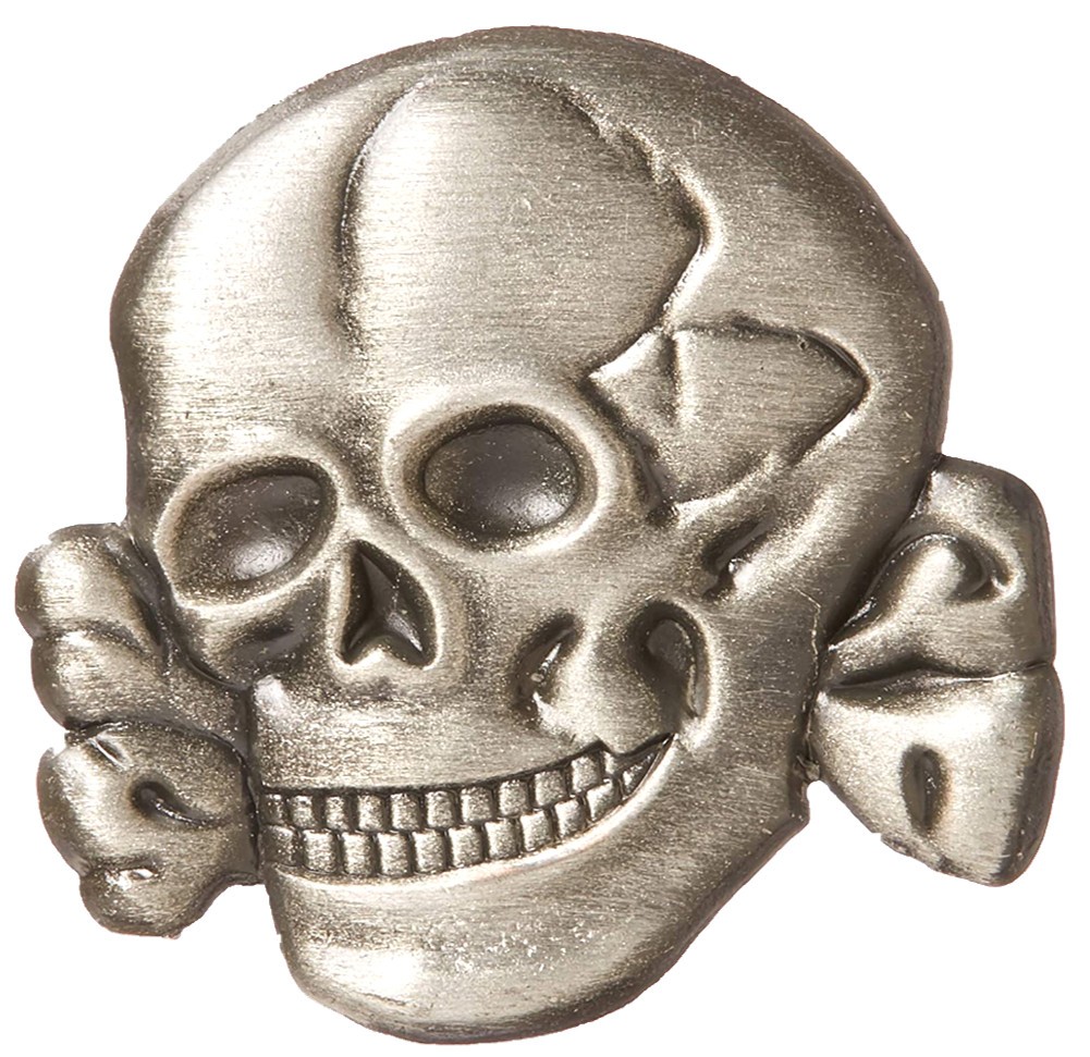 Skull and Cross Bones pin, 1 inch hat/lapel pin, pewter Skull and Cross Bones pin, 1 inch hat/lapel pin, pewter