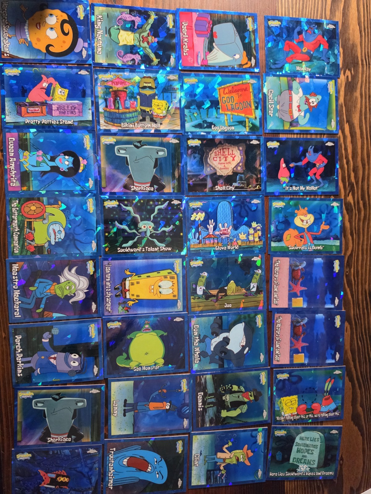 2025 Topps Chrome SpongeBob Sapphire Base Lot Of 32 2025 Topps Chrome SpongeBob Sapphire Base Lot Of 32