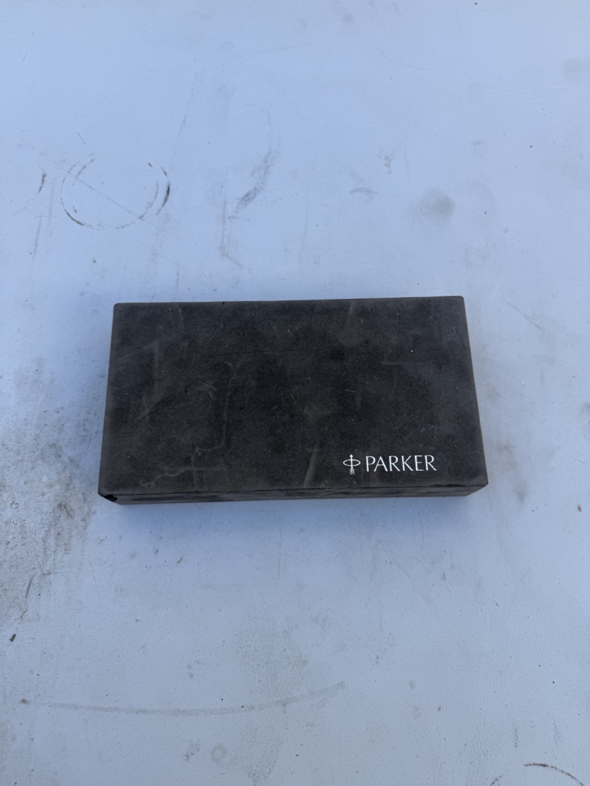 Vintage Parker Duofold Pen Storage Case Platinum Club Monogram Empty BOX ONLY Z9 Vintage Parker Duofold Pen Storage Case Platinum Club Monogram Empty BOX ONLY Z9