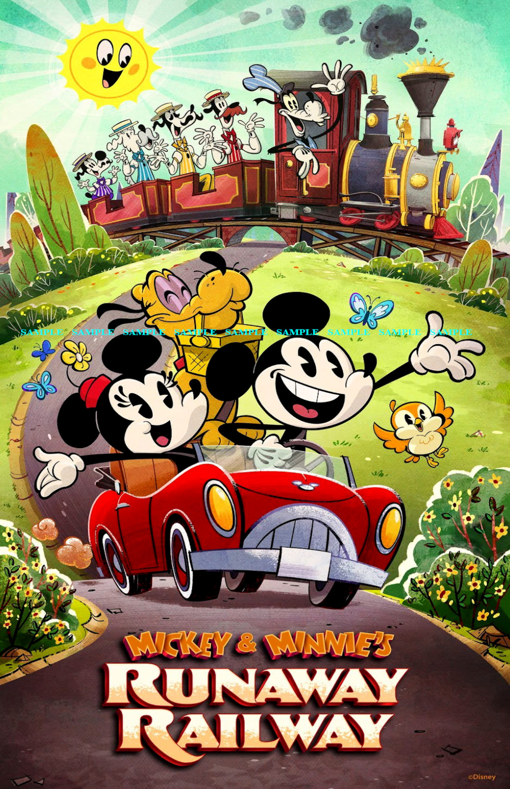 2020 Disney Mickey & Minnies Runaway Railway 11 x17 Hollywood Studios Poster 2020 Disney Mickey & Minnies Runaway Railway 11 x17 Hollywood Studios Poster