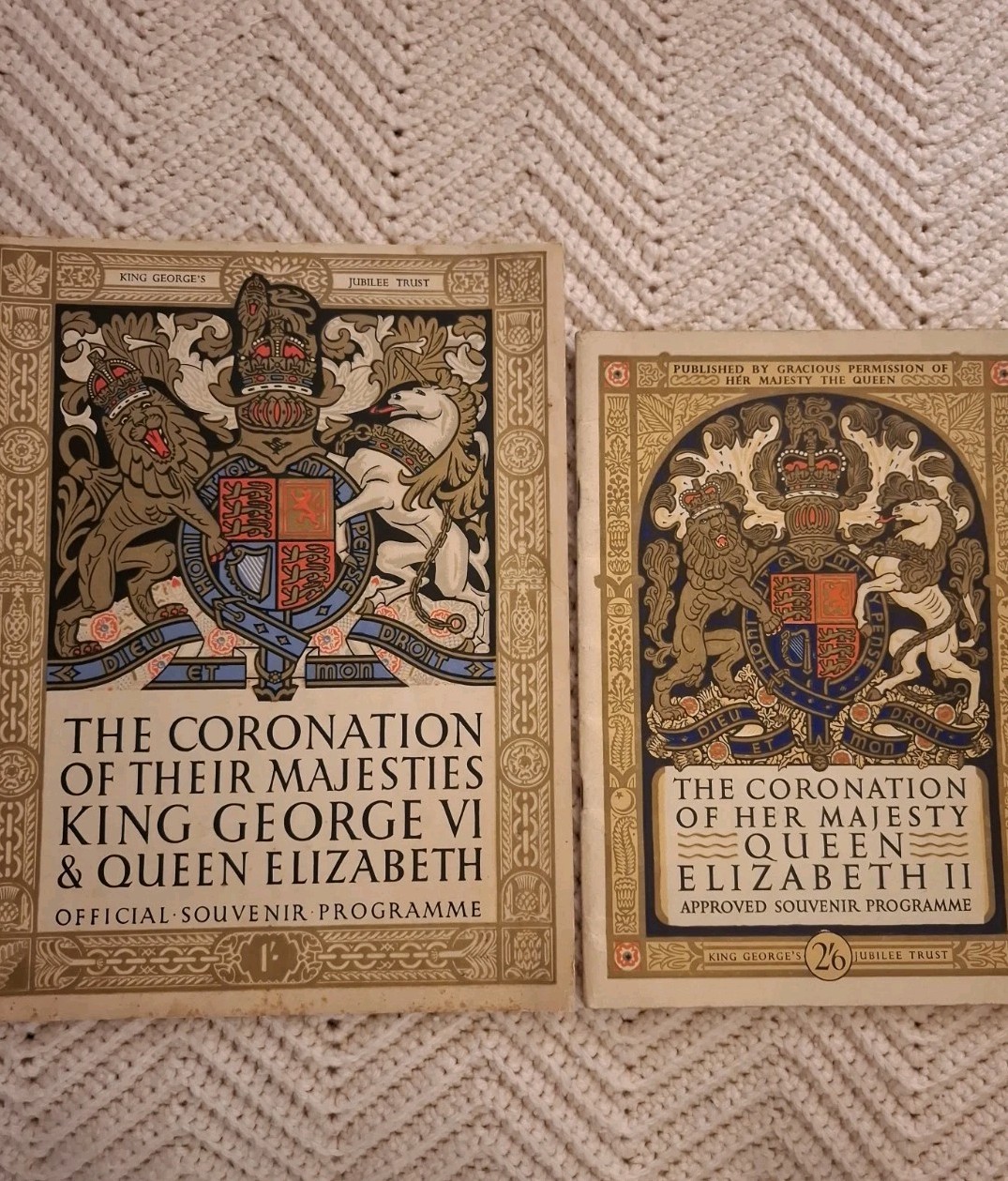 King George VI Queen Elizabeth Coronation Programme 1937 King George VI Queen Elizabeth Coronation Programme 1937