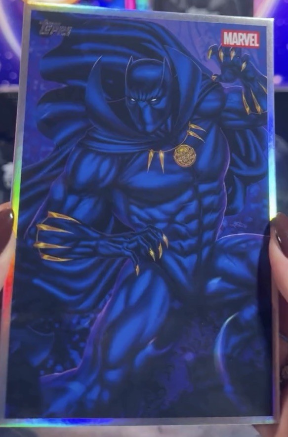 2026 Topps Marvel Vault Black Panther Box Topper Originals Art Card Ariel Diaz