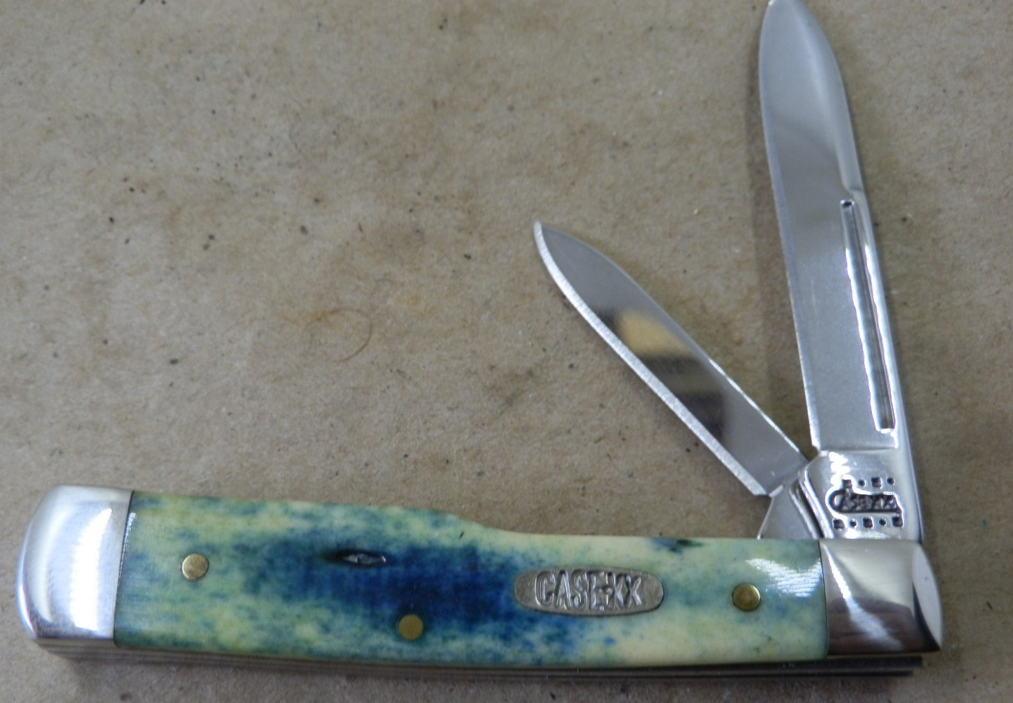 Vintage Case XX 2001 Green Appaloosa Gunstock (6215 SS) Pocket Knife Vintage Case XX 2001 Green Appaloosa Gunstock (6215 SS) Pocket Knife