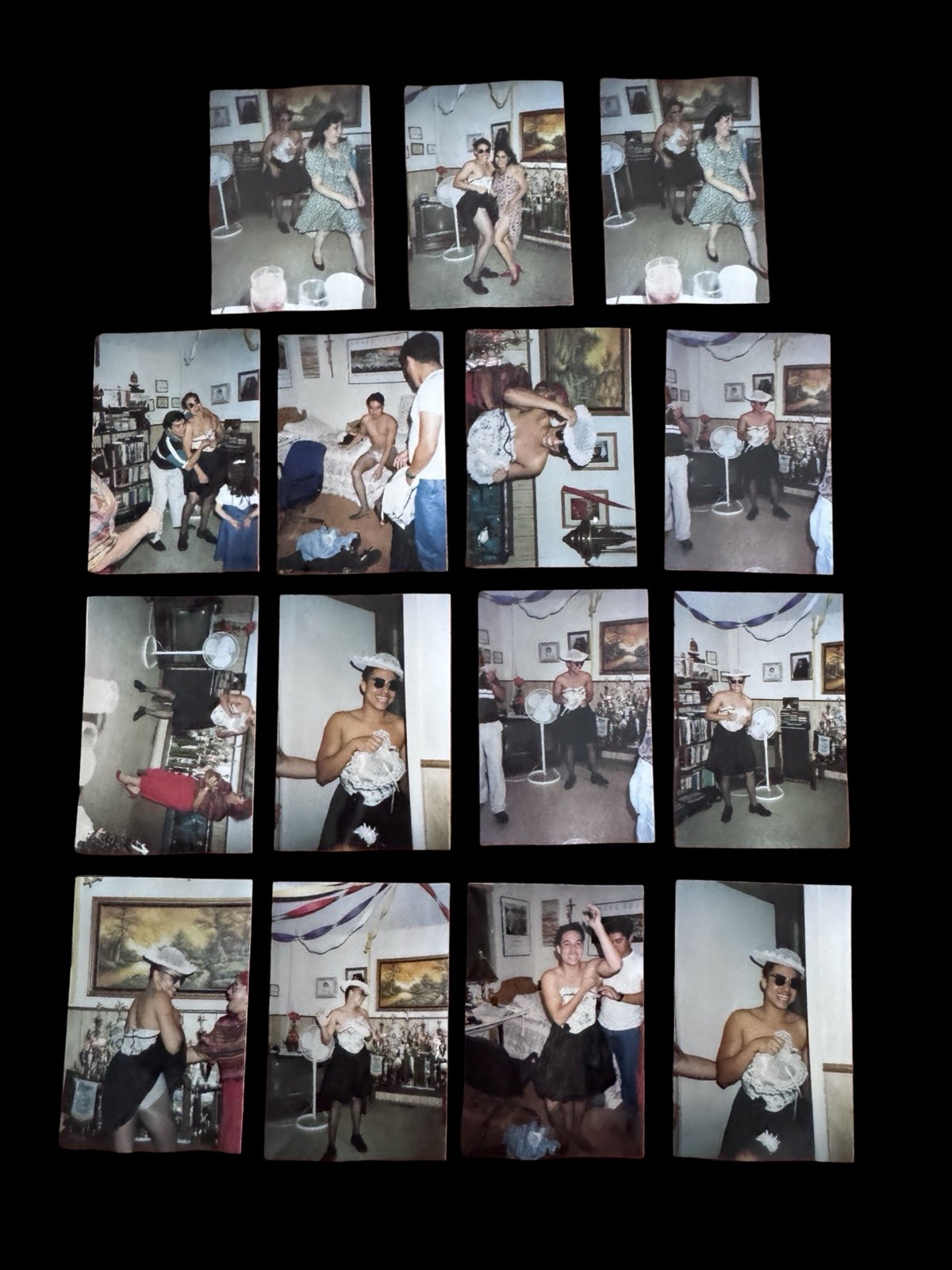 Lot of 14 Vintage 4x6 Snapshot Photos Crossdressing Gay Interest Party Lot of 14 Vintage 4x6 Snapshot Photos Crossdressing Gay Interest Party