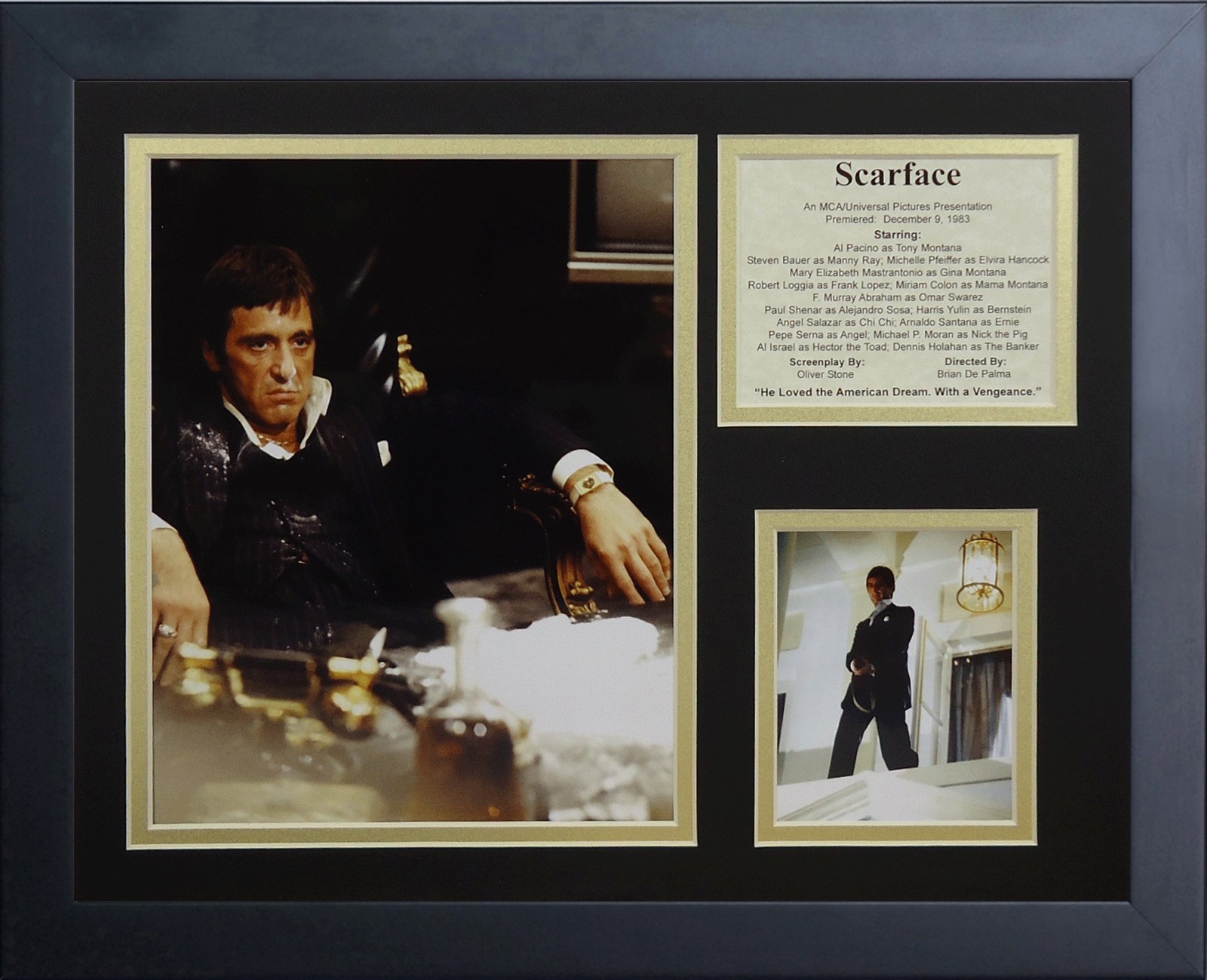 Legends Never Die Scarface Al Pacino 16530U Framed Photo Collage 11x14-Inch Legends Never Die Scarface Al Pacino 16530U Framed Photo Collage 11x14-Inch