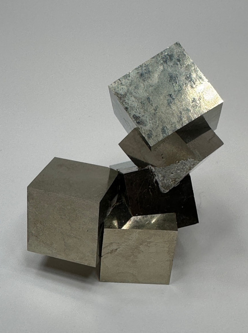 LARGE Rare Lusterous Entwined Interlocking Pyrite Cube Cluster_Spain LARGE Rare Lusterous Entwined Interlocking Pyrite Cube Cluster_Spain